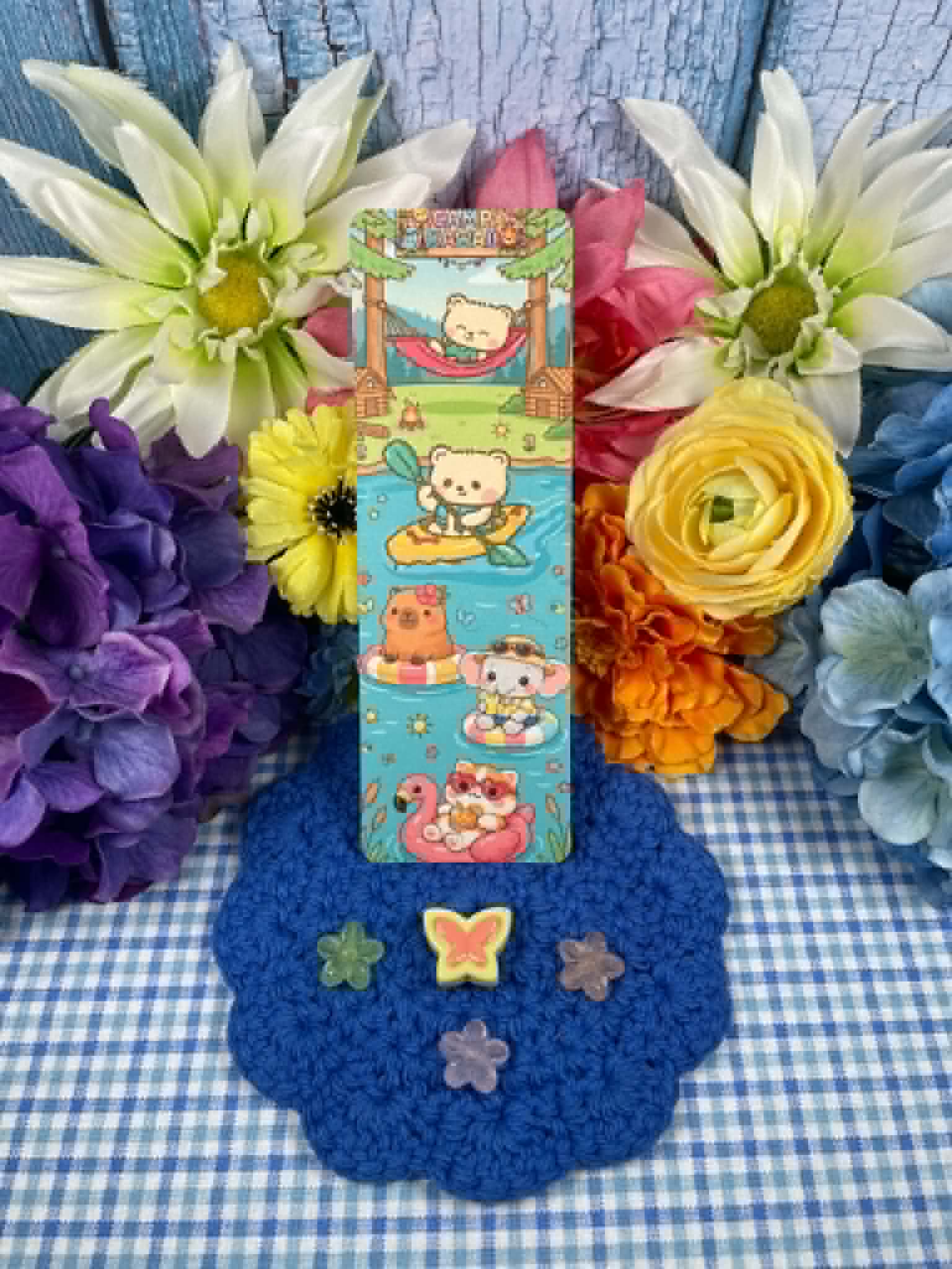 Camp Kawaii Lakeside Fun Laminated Bookmark Autumnmist Boutique