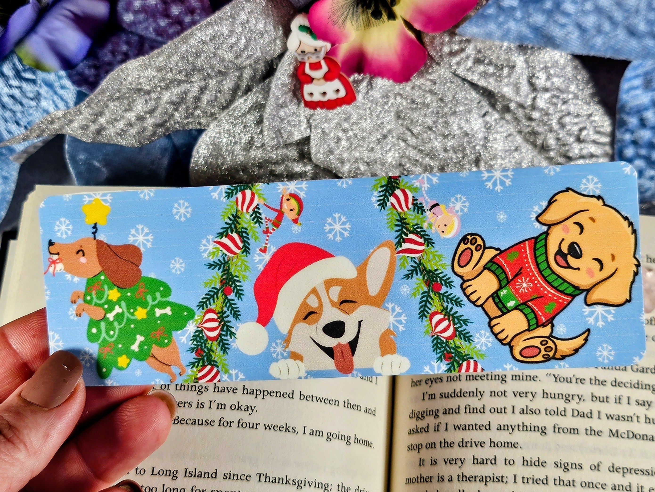 Santa’s Little Barkers Bookmark Autumnmist Boutique
