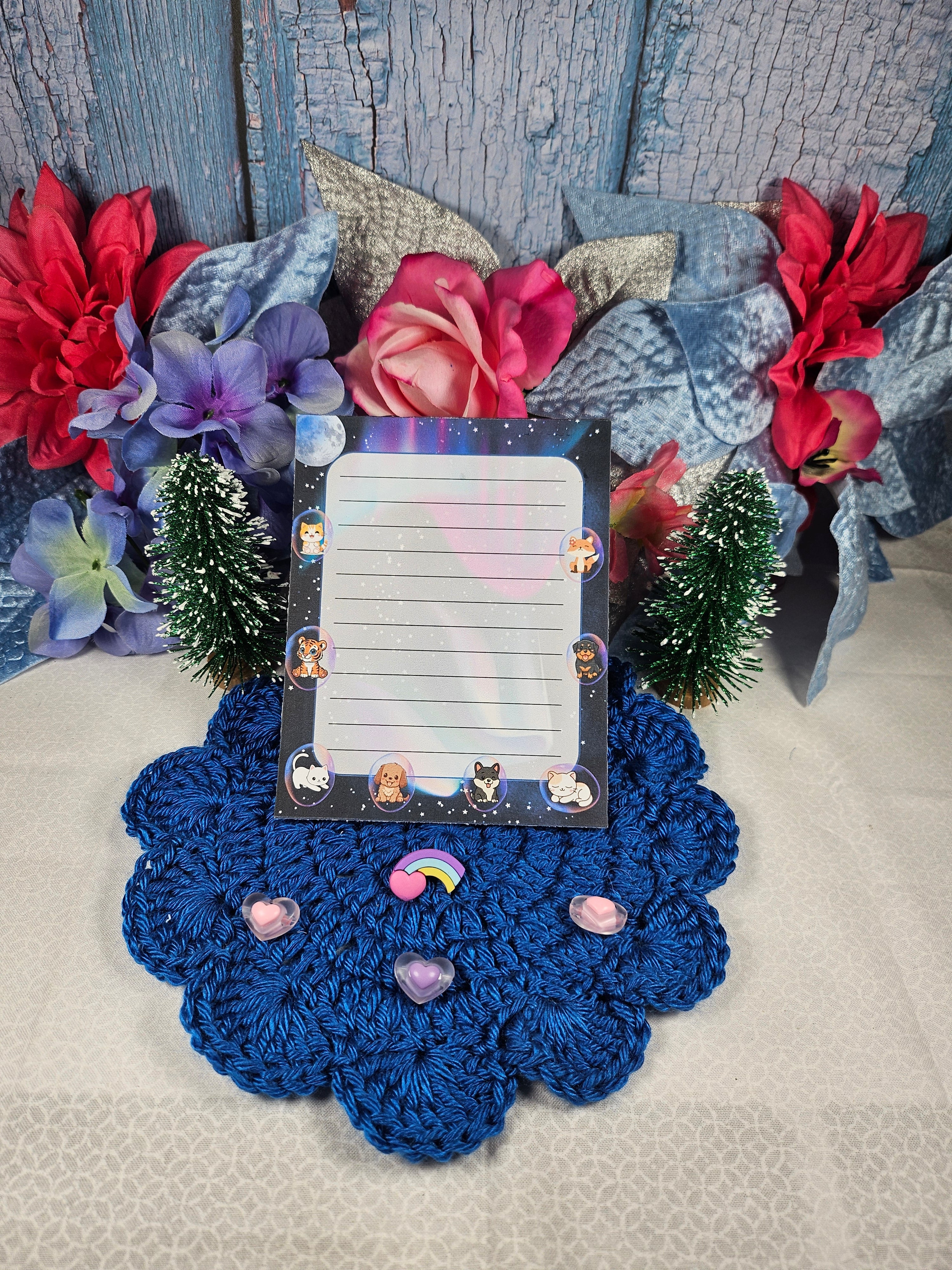 Celestial Bubble Buddies Notepad 4.25" x 5.5" Autumnmist Boutique