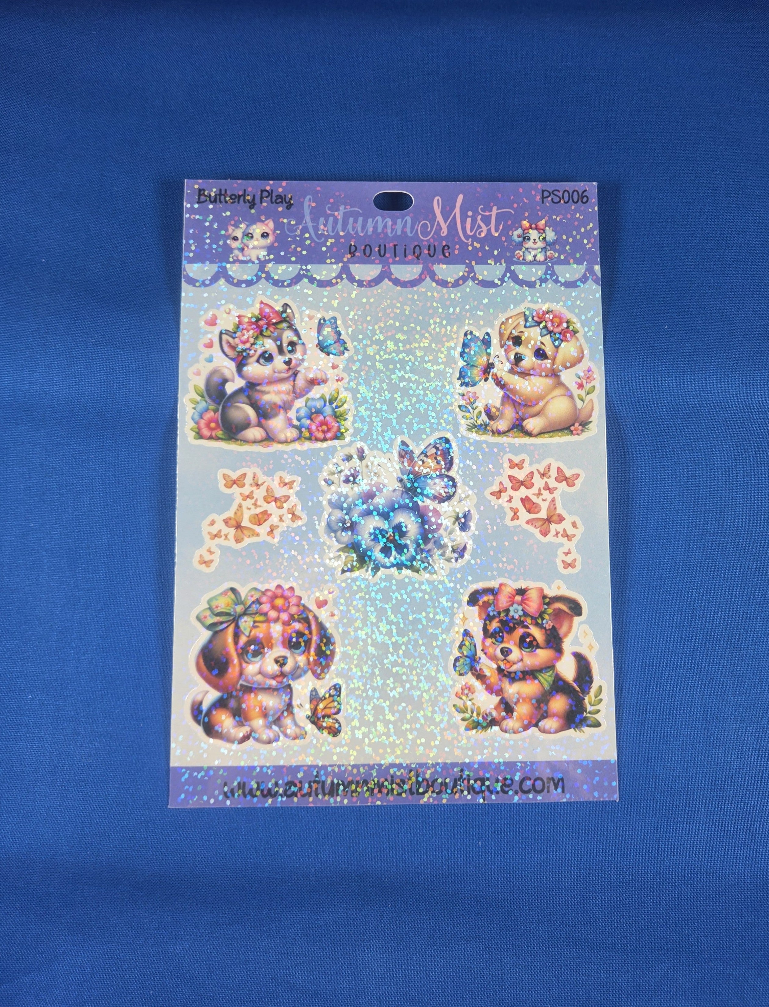 Butterfly Play Vinyl Sticker Sheet Autumnmist Boutique