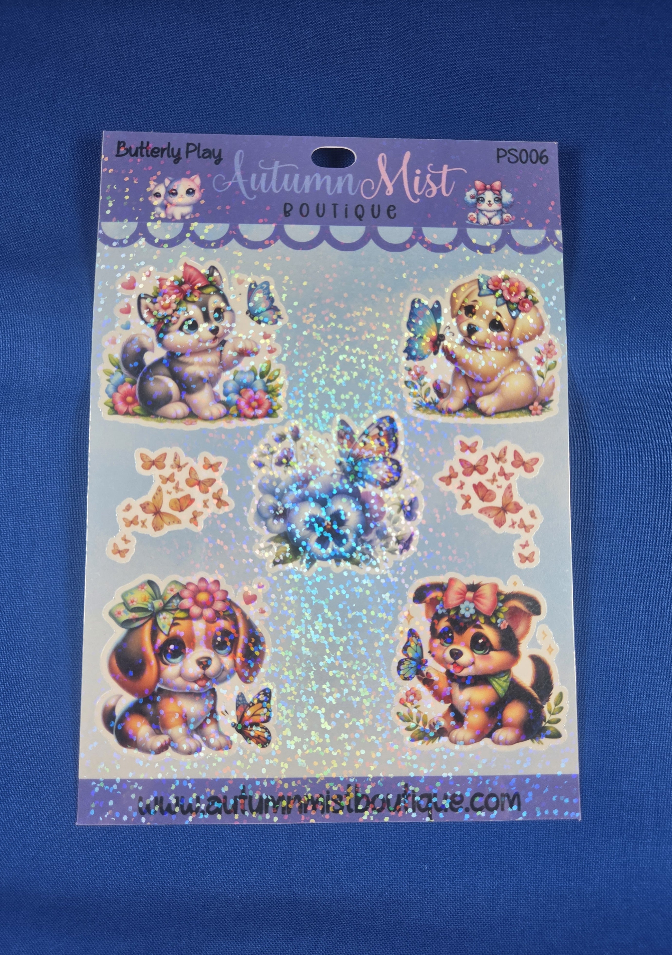 Butterfly Play Vinyl Sticker Sheet Autumnmist Boutique