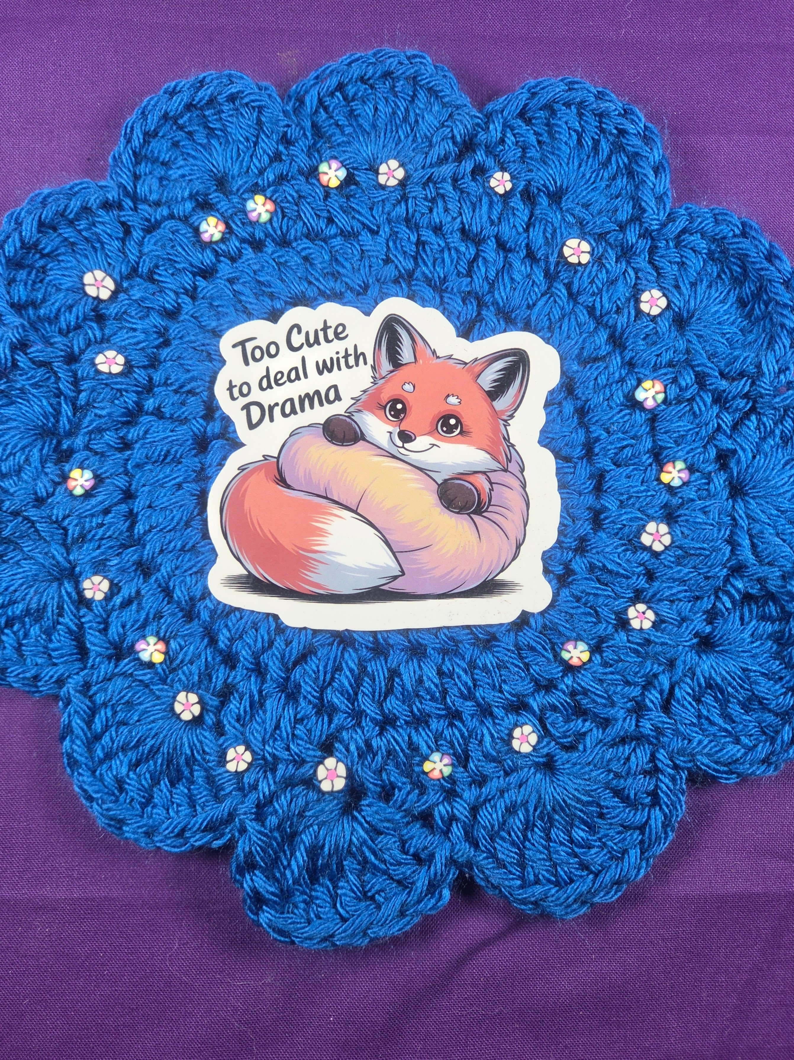 Too Cute to Deal with Drama Vinyl Sticker Autumnmist Boutique