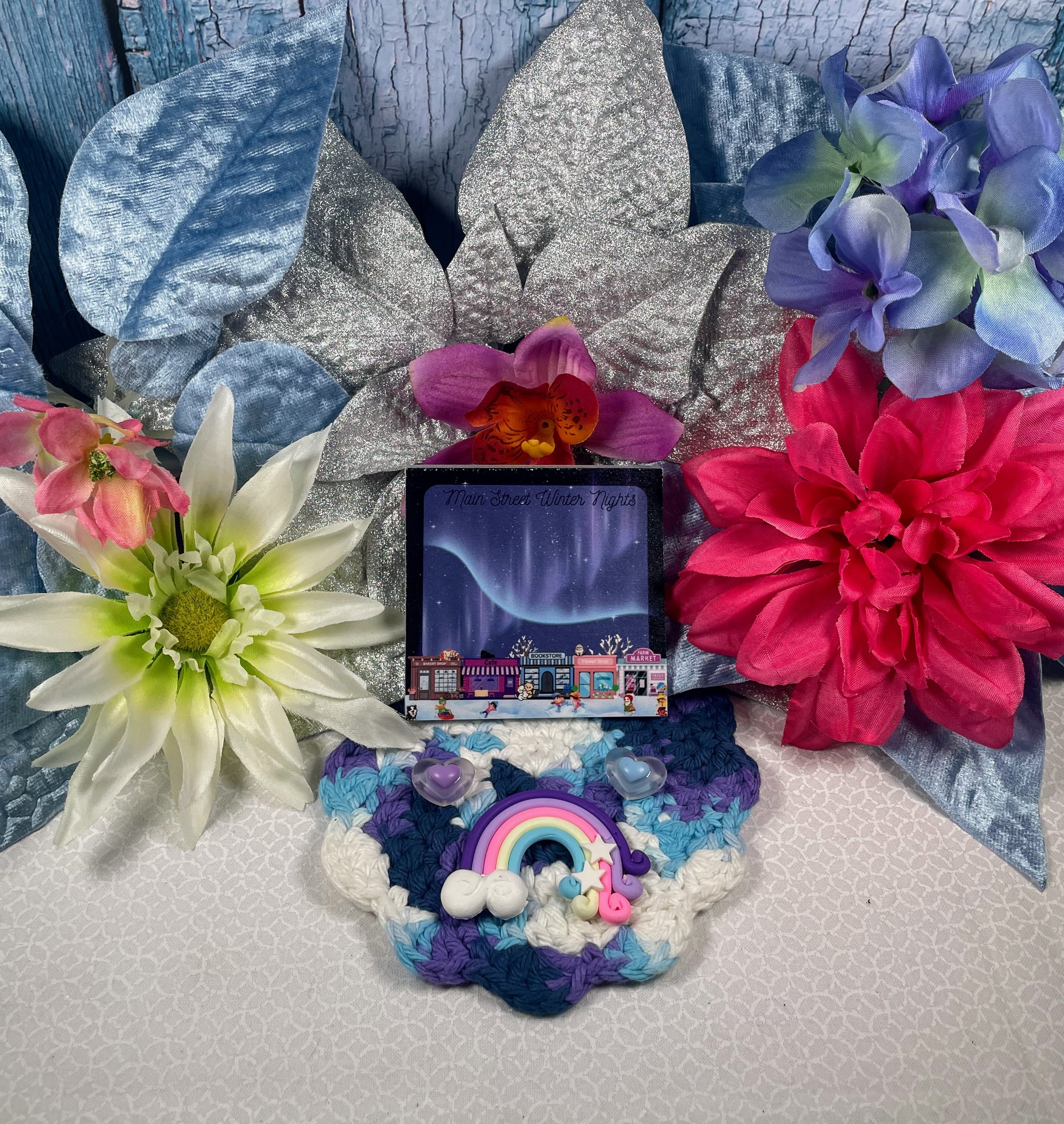 Main Street Winter Nights Edition Sticky Notes 3" x 3" Autumnmist Boutique