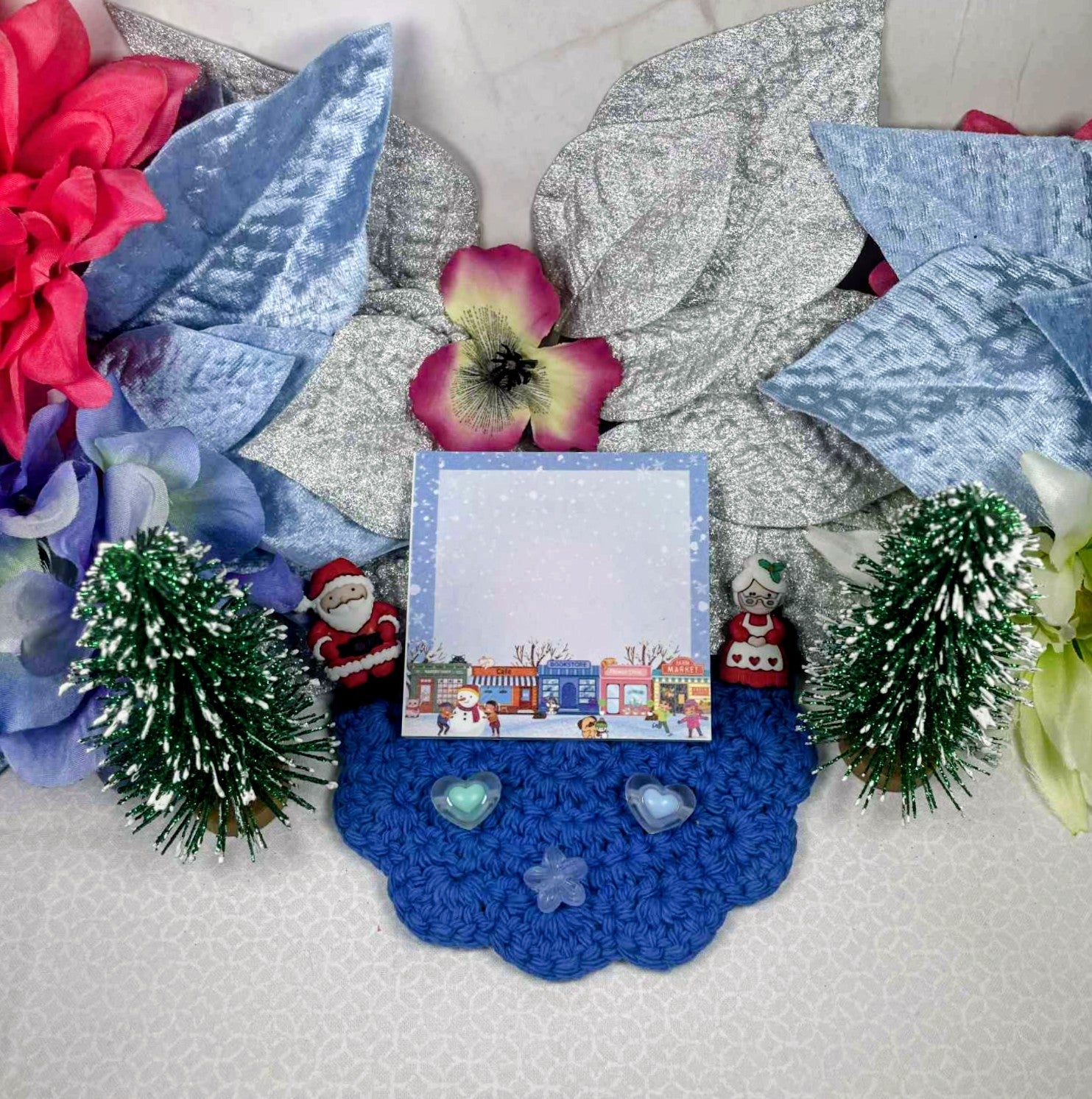 Main Street Winter Sticky Notes 3" x 3" Autumnmist Boutique