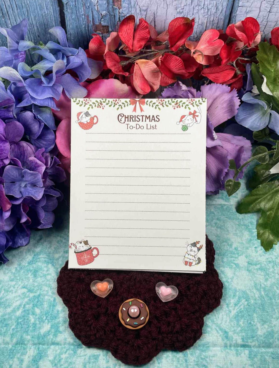 Mugs & Mittens To-Do List Notepad 4.25" x 5.5" Autumnmist Boutique