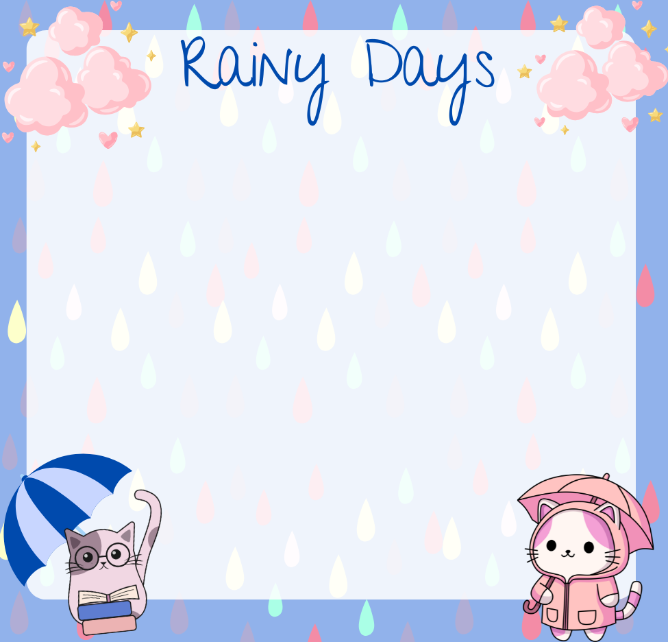 Rainy Day Sticky Notes 3" x 3" Autumnmist Boutique