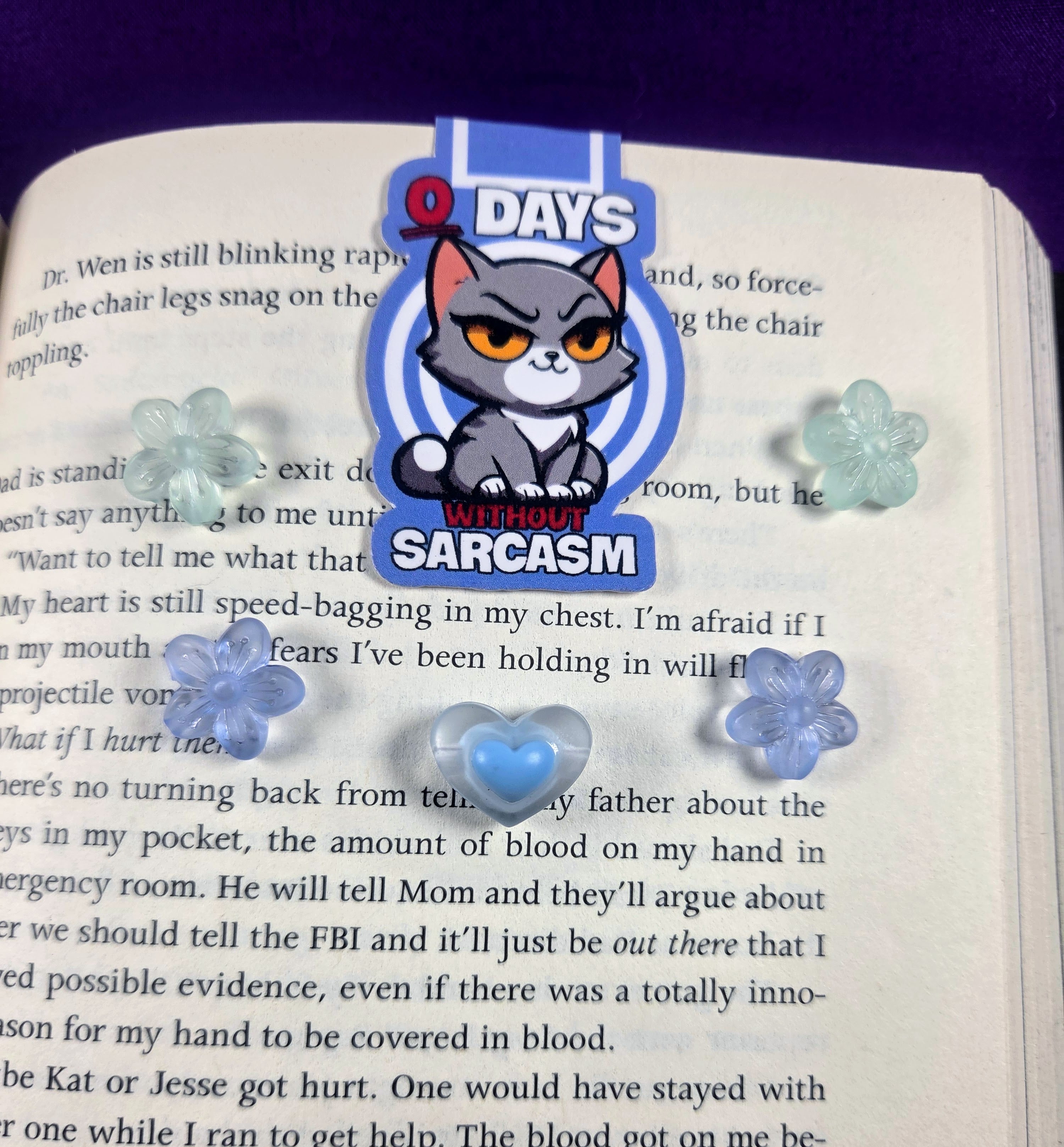 Professional Snark Magnetic Bookmark Autumnmist Boutique
