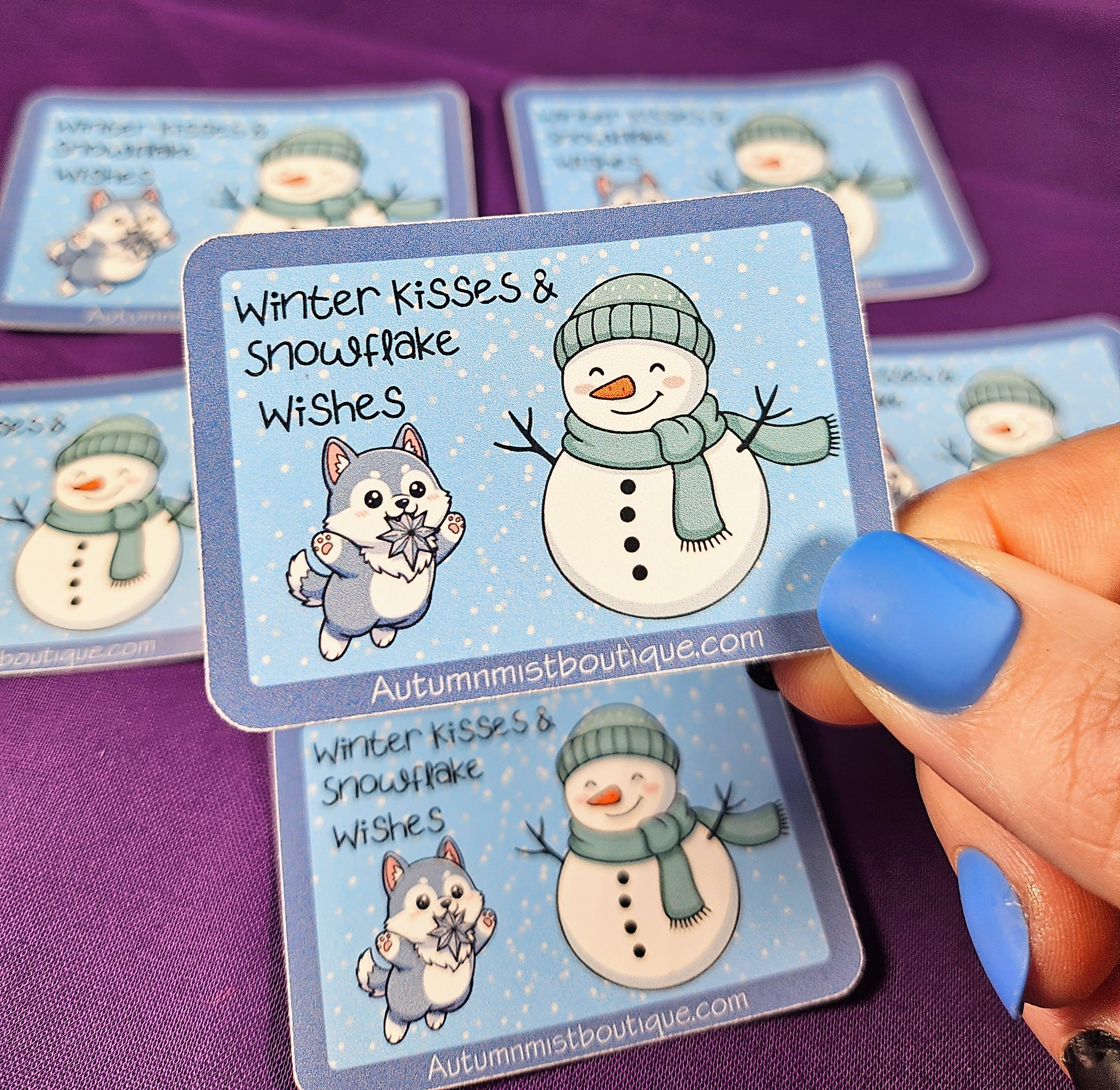 Winter Kisses Sticker Autumnmist Boutique