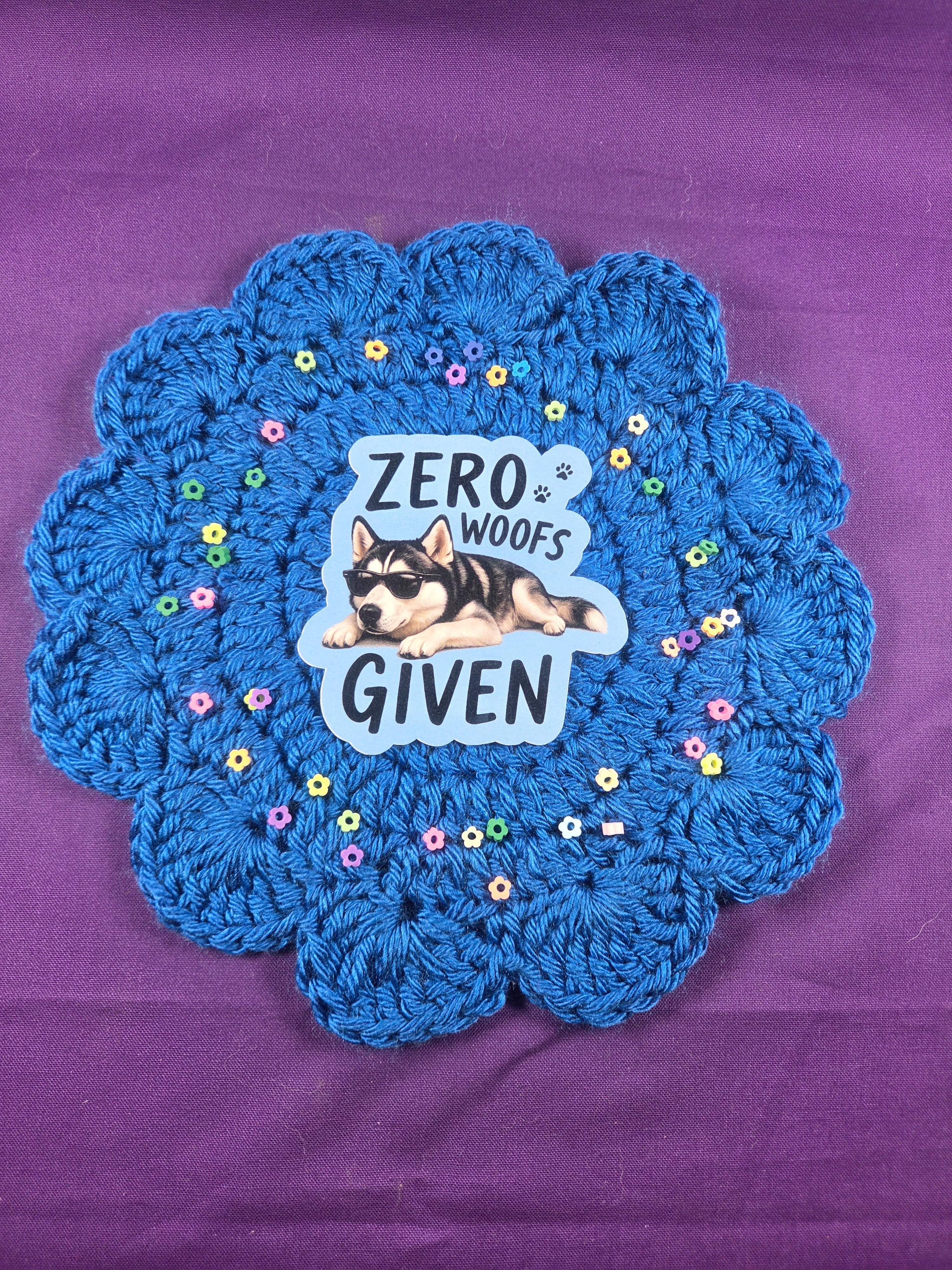 Zero Woofs Given Vinyl Sticker Autumnmist Boutique