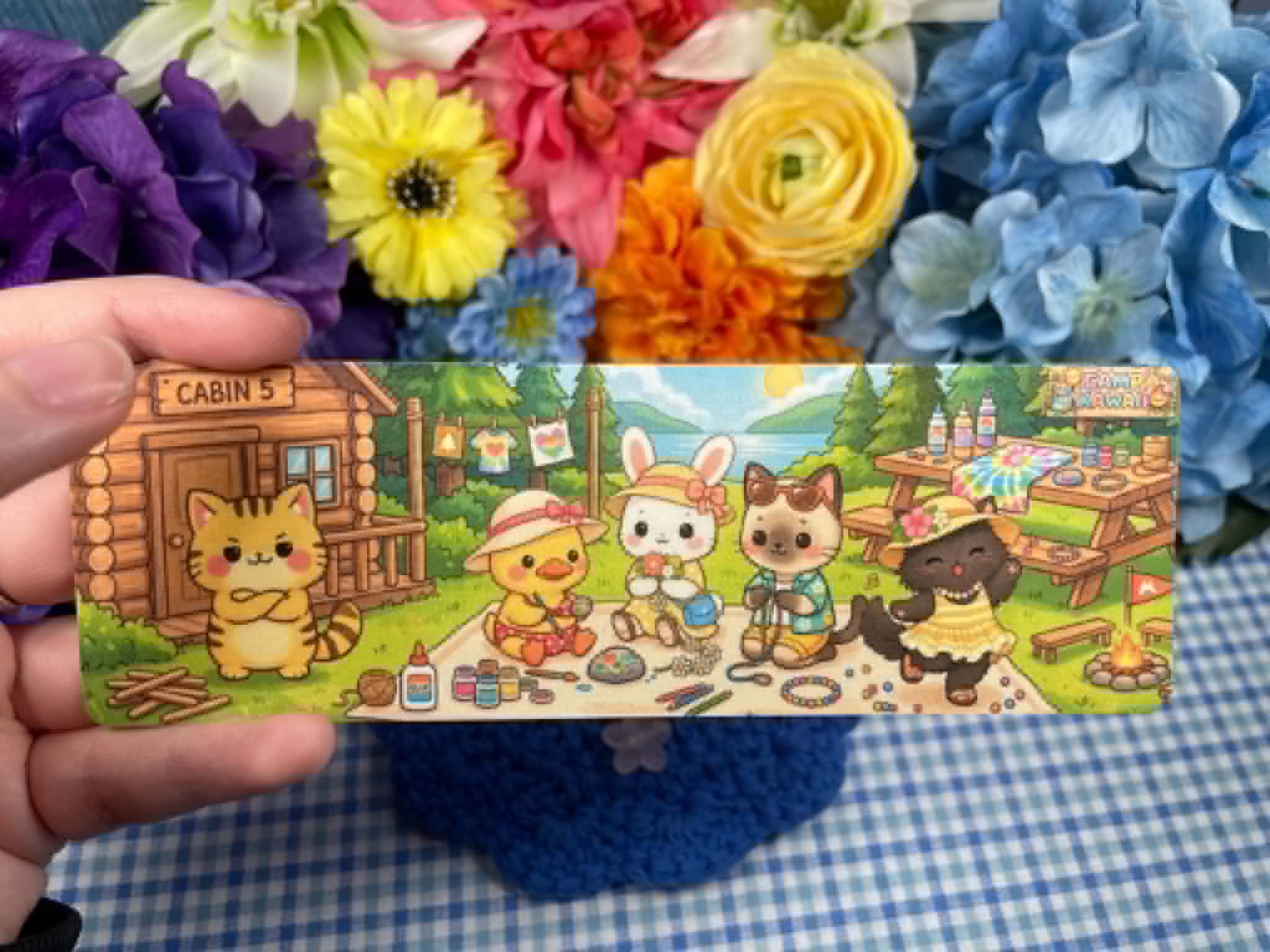 Camp Kawaii Arts & Crafts Laminated Bookmark Autumnmist Boutique