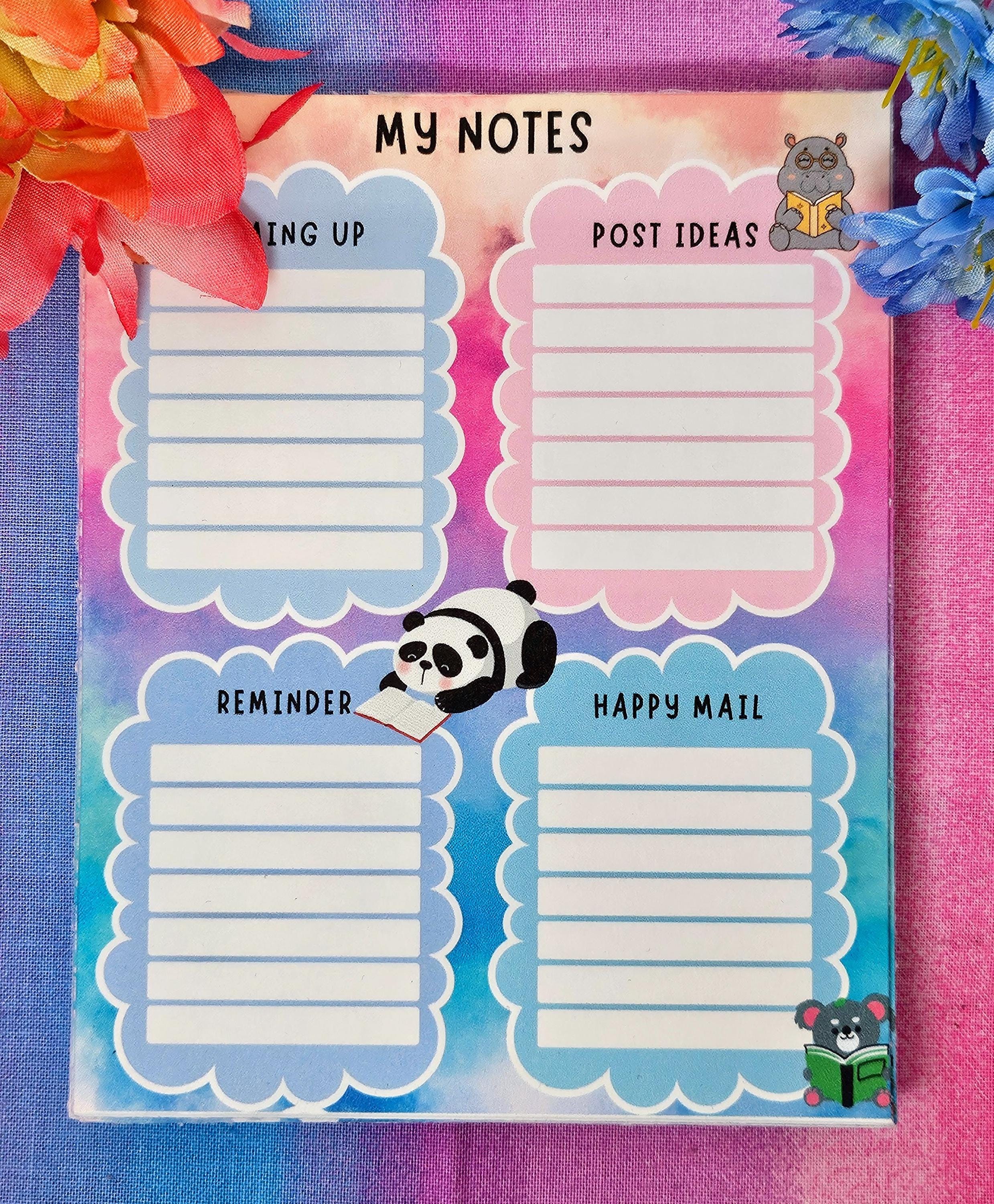 Cloud Reading To Do Notepad 4.25" x 5.5"