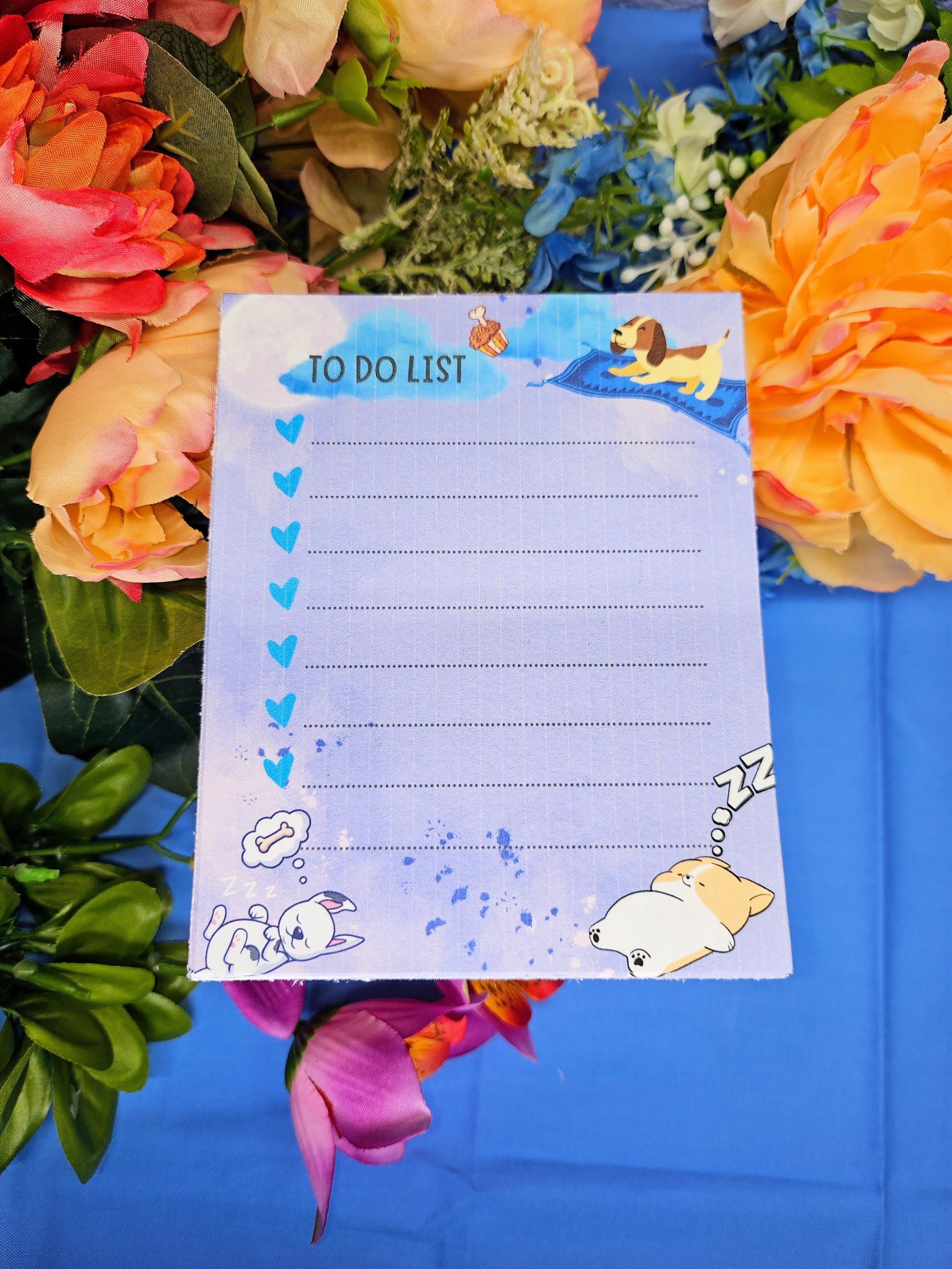 Dreamy Critters To Do Notepad 4.25" x 5.5"