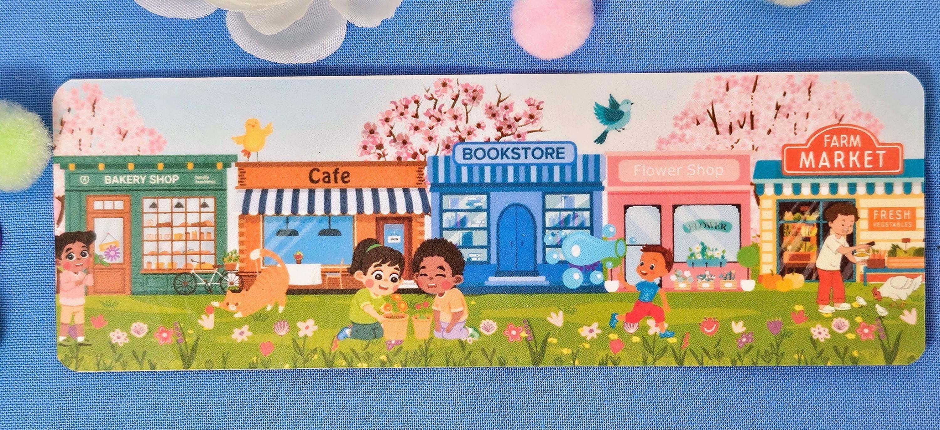 Main Street: Spring Edition Seasonal Bookmark