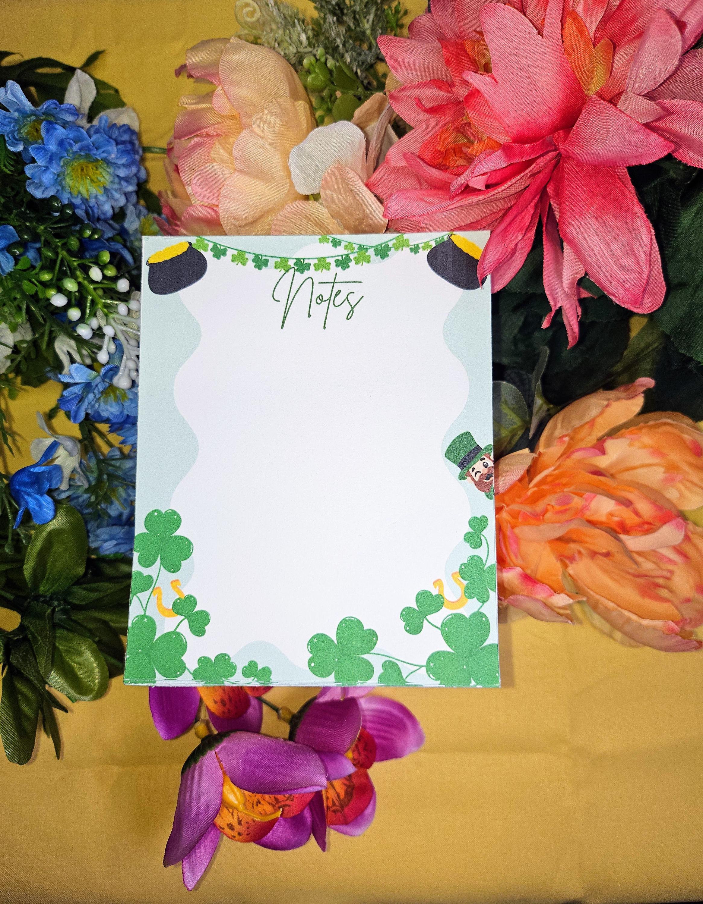 Lucky Leprechaun Notepad 4.25" x 5.5"