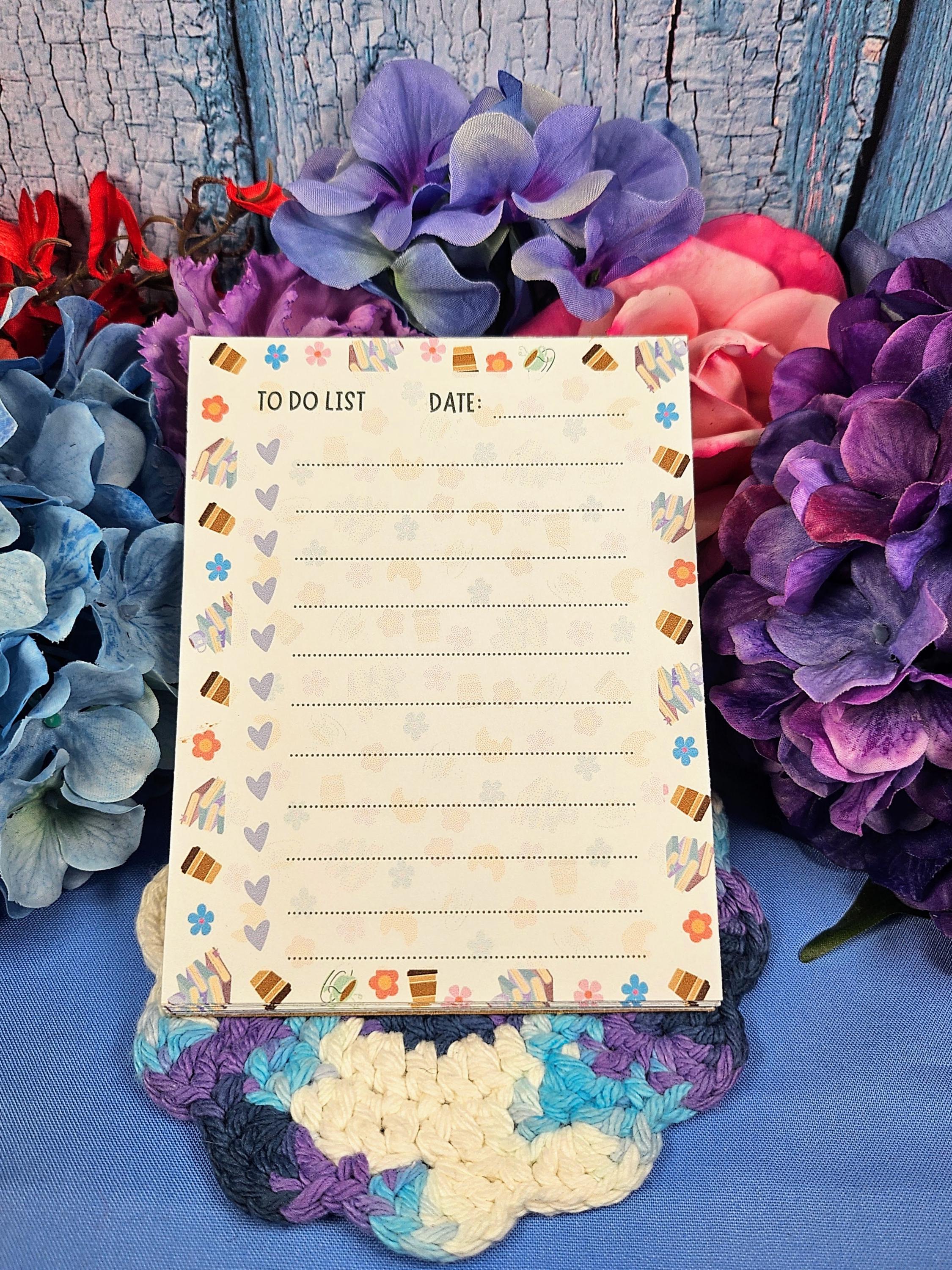 Café & Chapters To-Do Notepad 4.25" x 5.5"