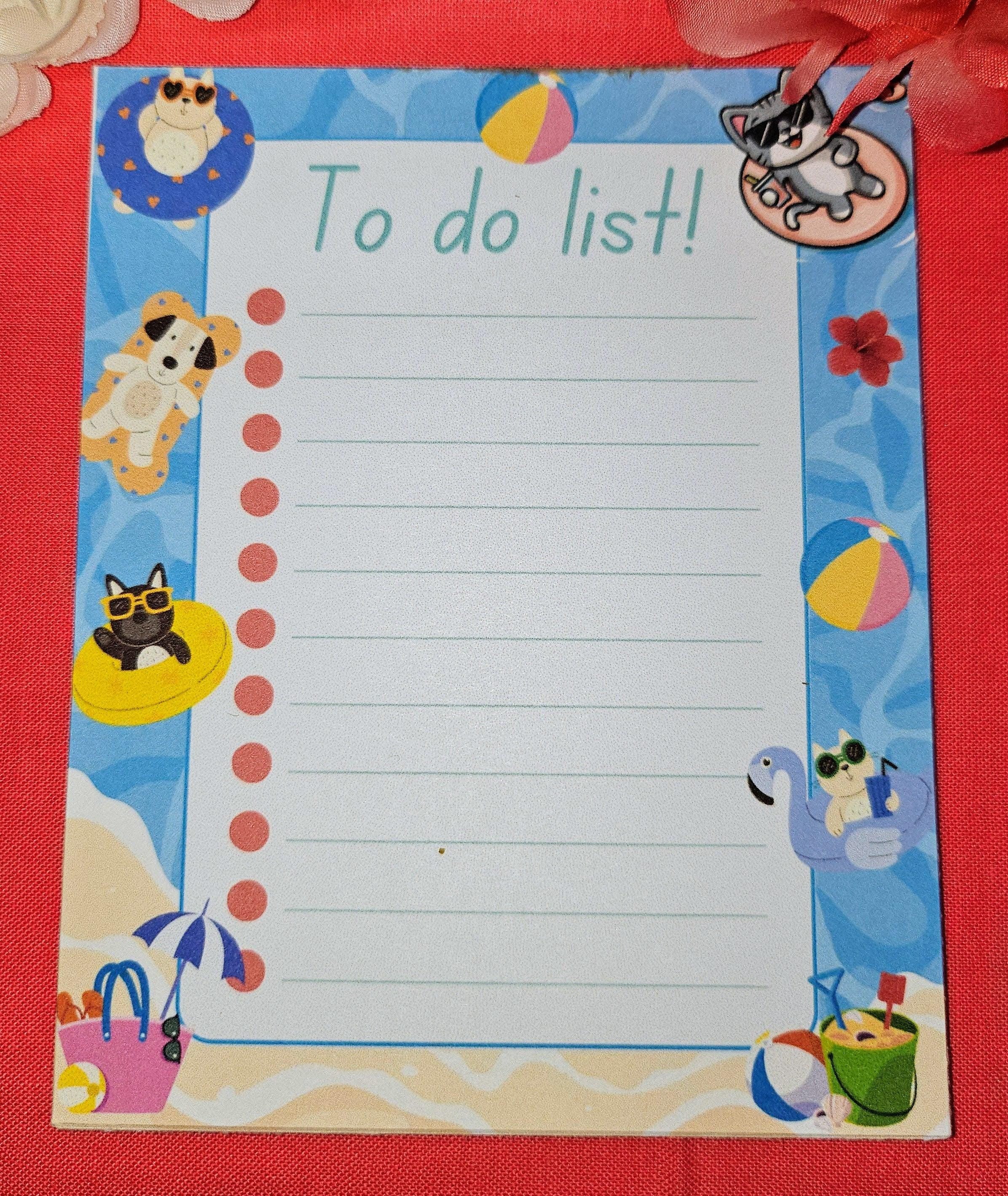 Beach Day Buddies Notepad 4.25" x 5.5"