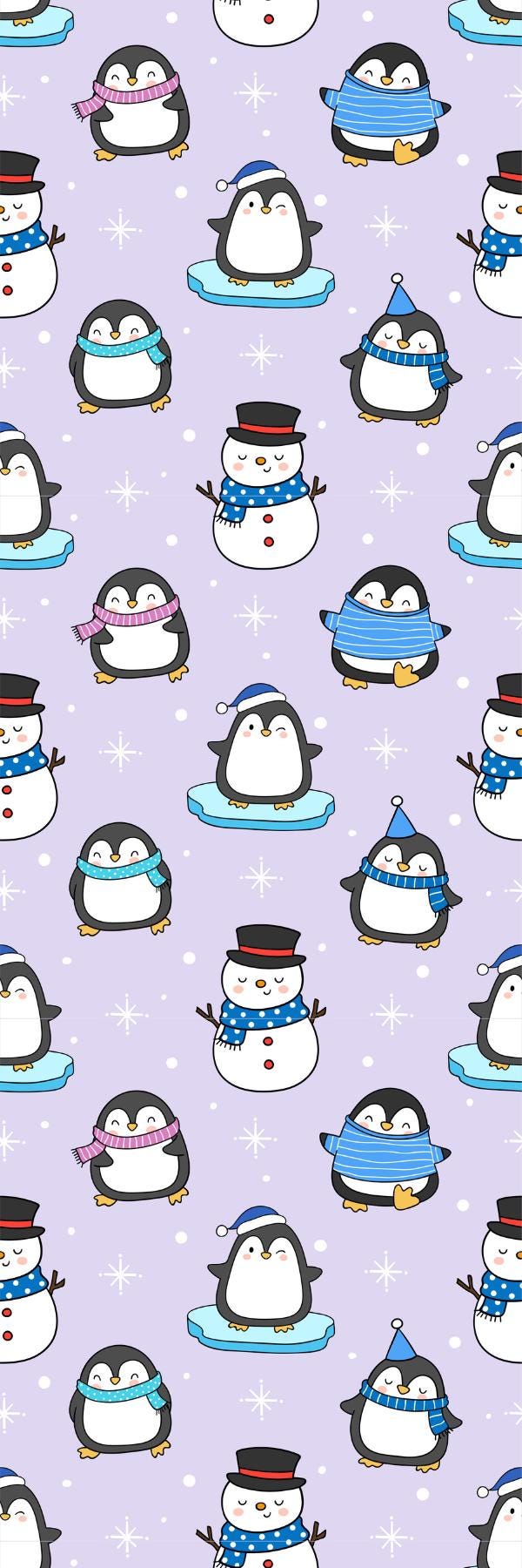 Frosty Friends Laminated Bookmark Autumnmist Boutique