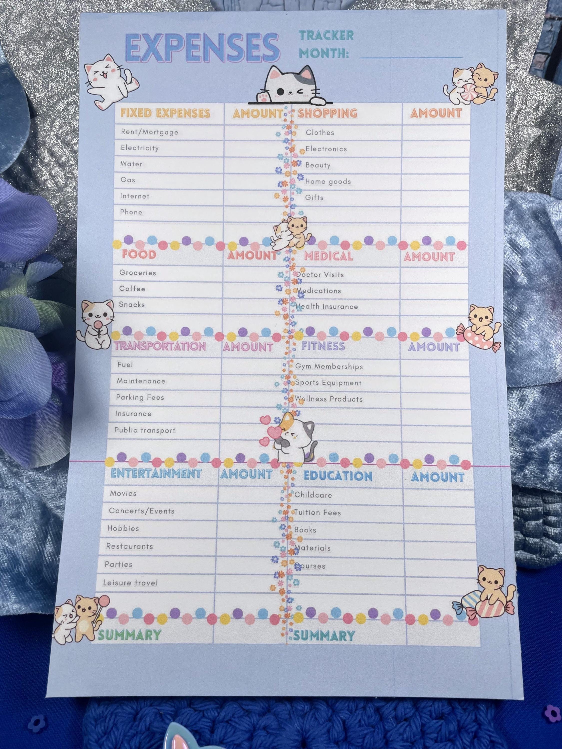 Sweet Paws Parade Planner Notepad 5.5" x 8.5" Autumnmist Boutique