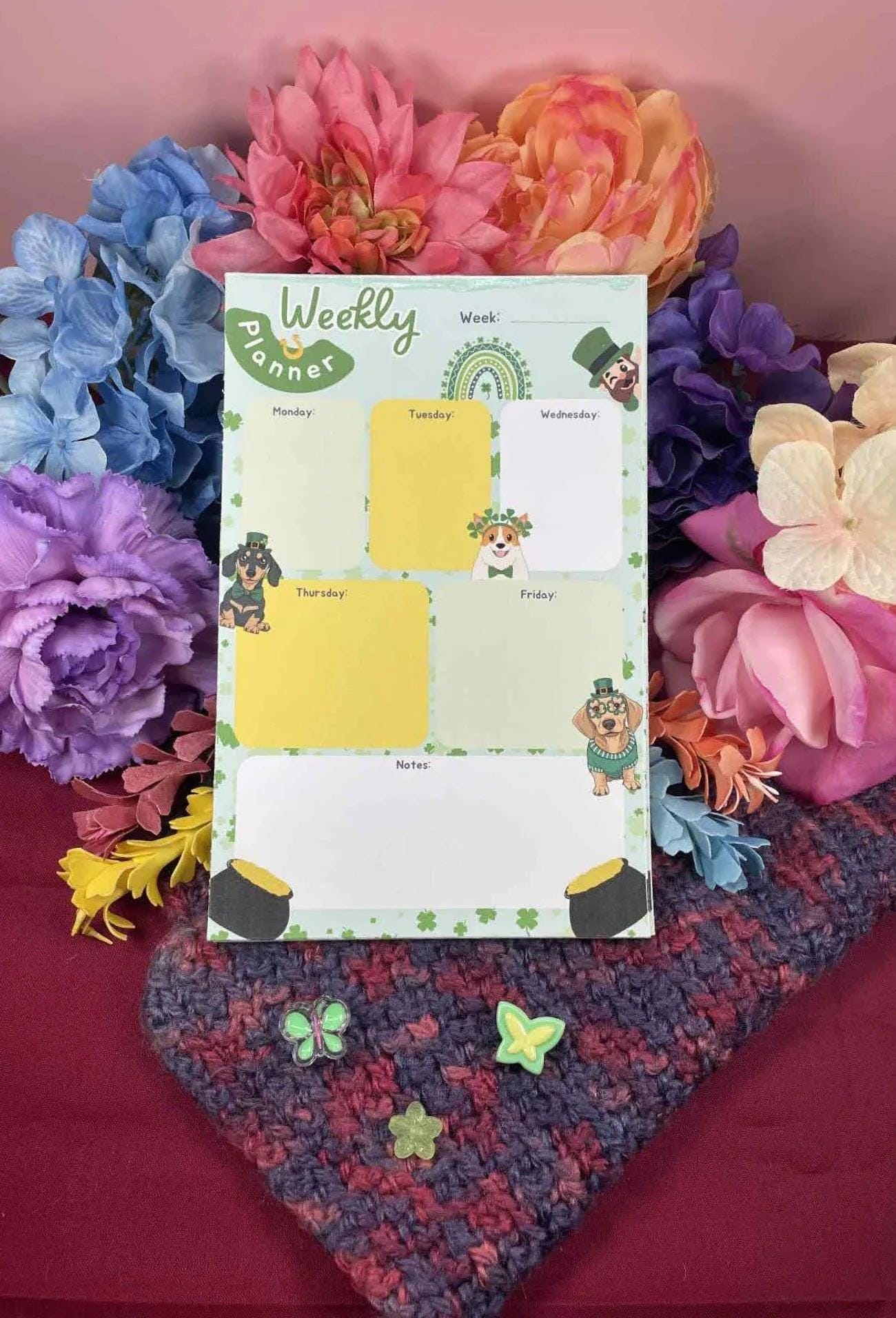 St. Paddy’s Delight Daily Planner Notepad 5.5" x 8.5" - Autumnmist Boutique