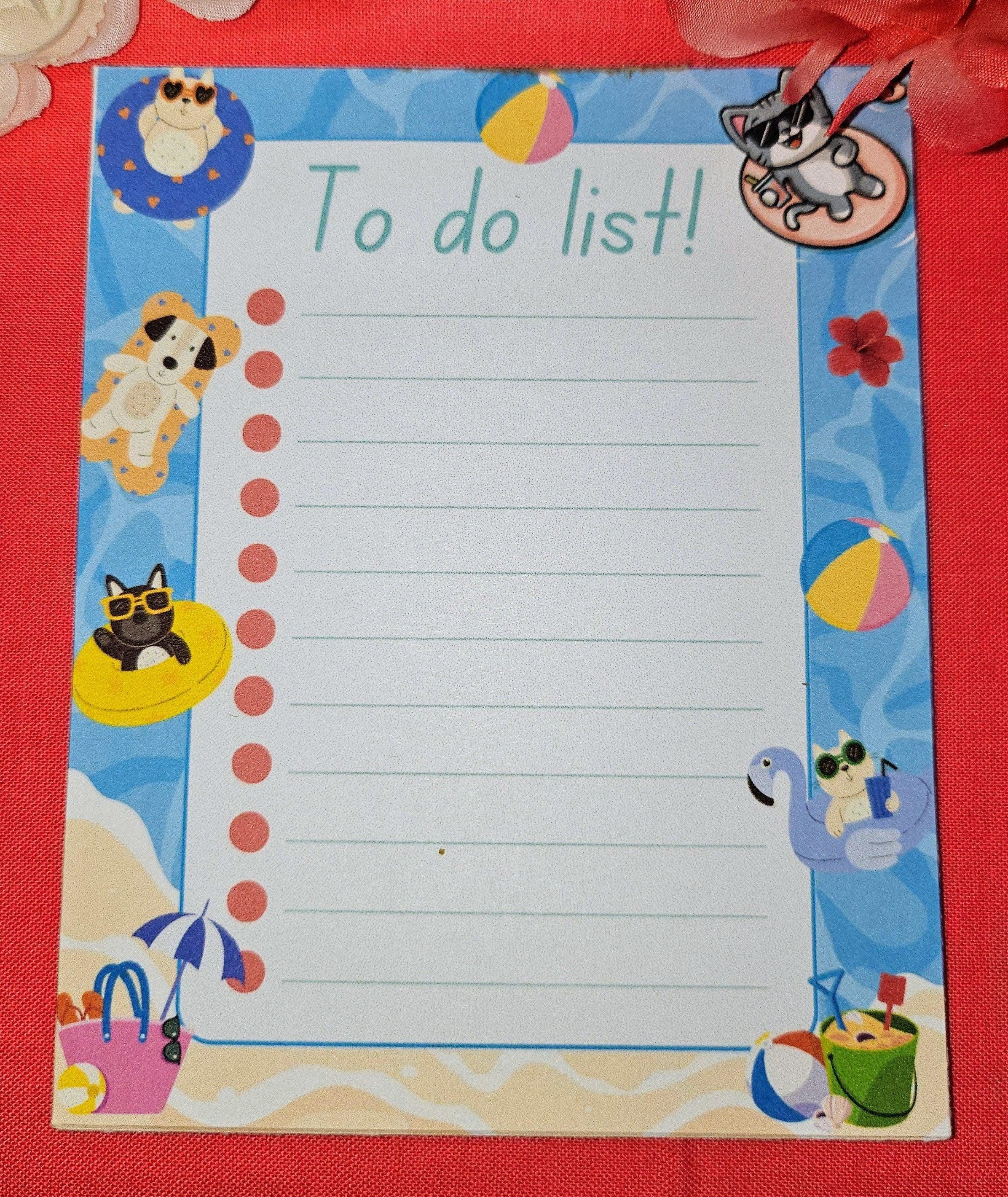 Summer Time Splash Notepad 4.25" x 5.5" - Autumnmist Boutique