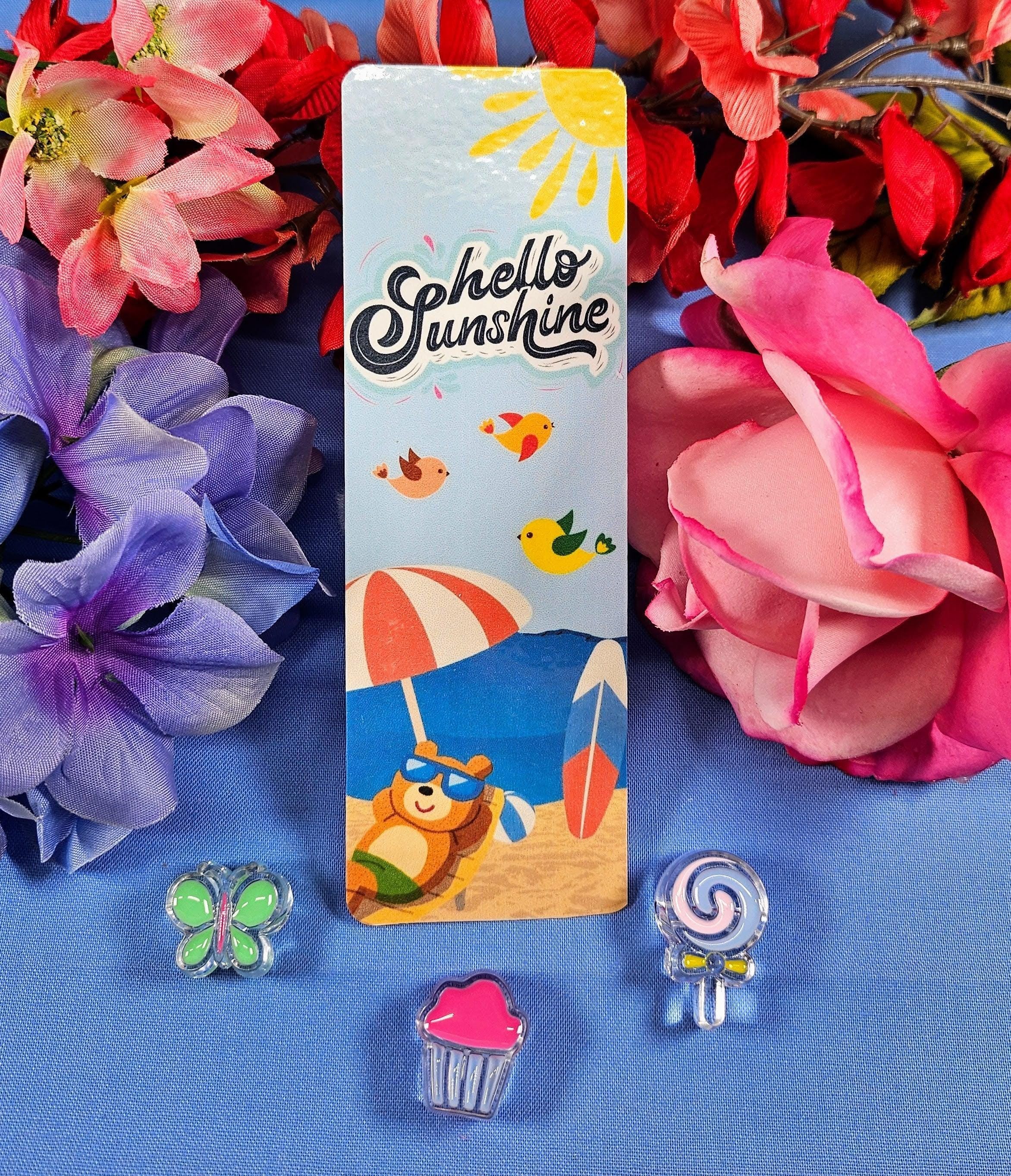 Hello Sunshine Beach Vibes Laminated Bookmark - Autumnmist Boutique