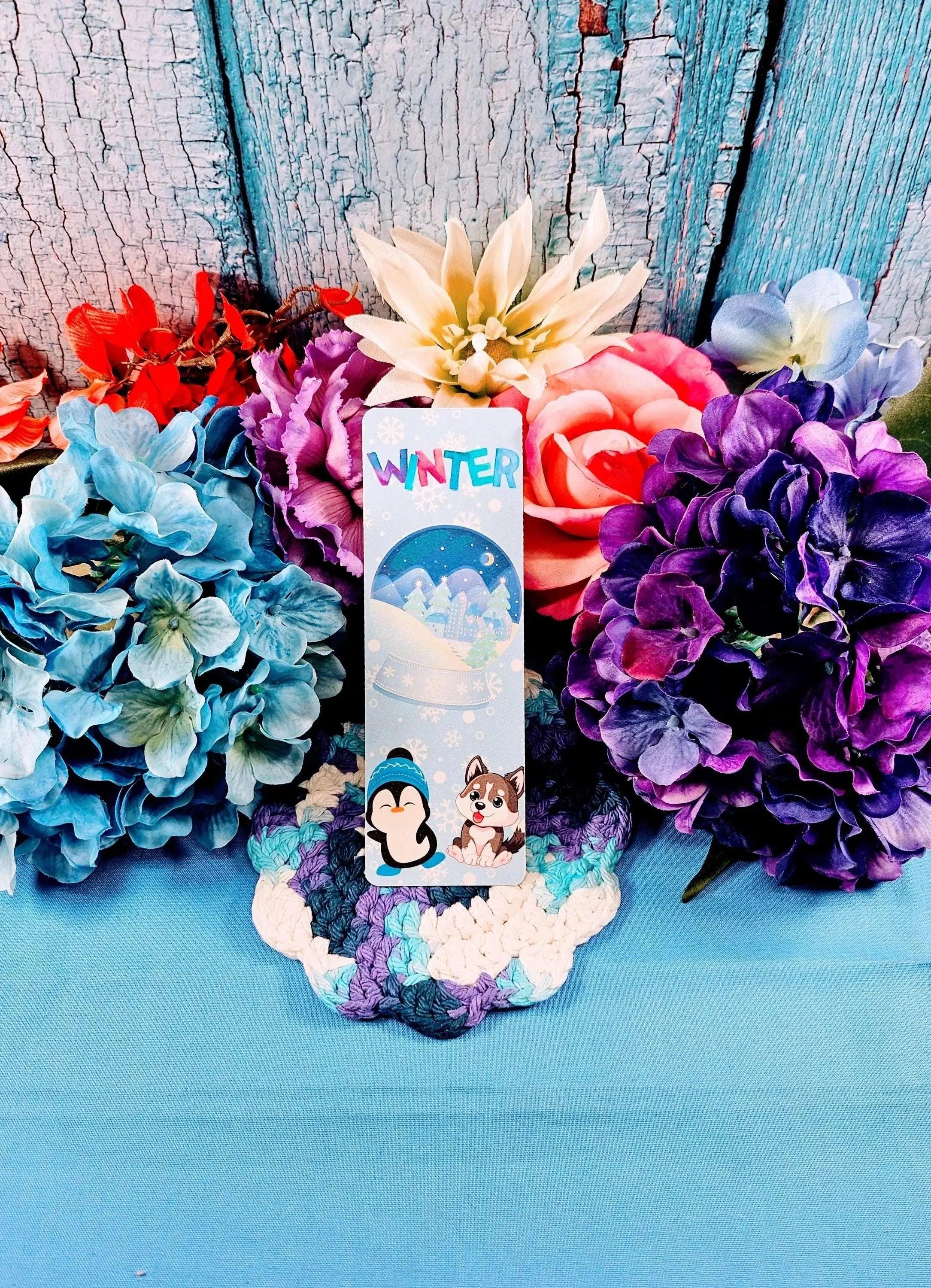 Winter Whimsy Laminated Bookmark - Autumnmist Boutique