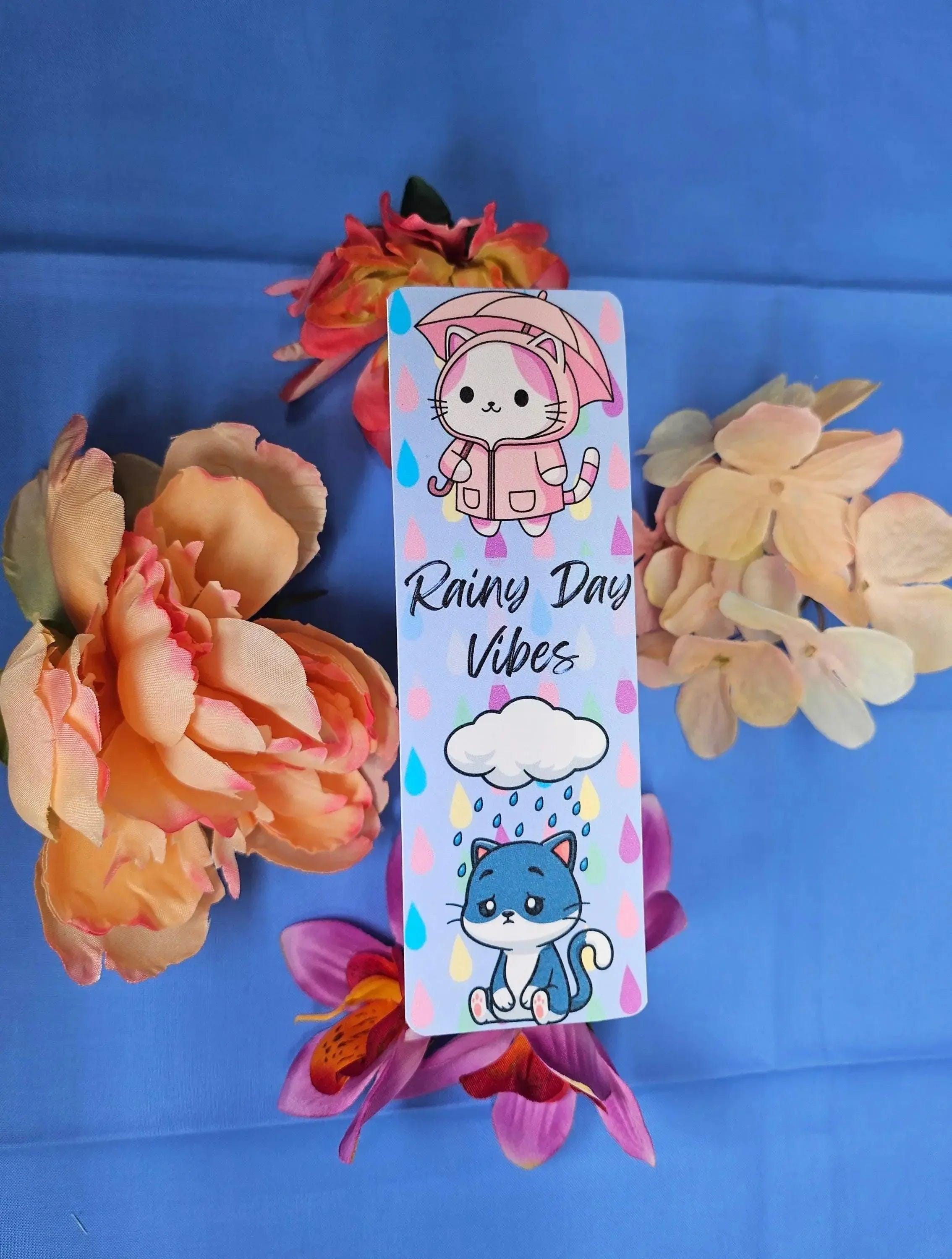 Rainy Day Vibes Laminated Bookmark - Autumnmist Boutique