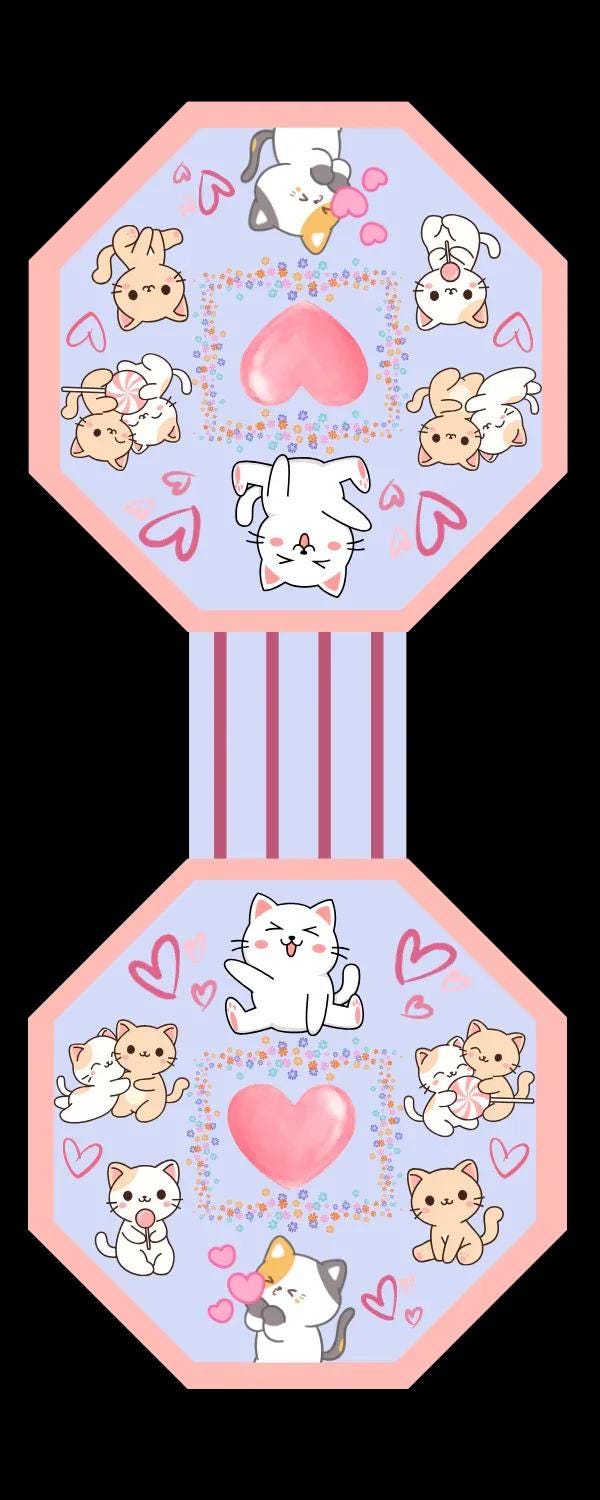 Sweet Paws Parade Magnetic Bookmark - Autumnmist Boutique