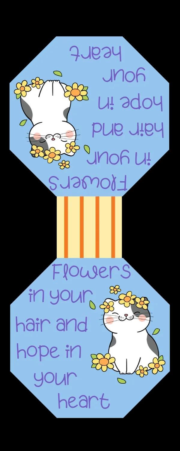 Daisy Heart Magnetic Bookmark - Autumnmist Boutique