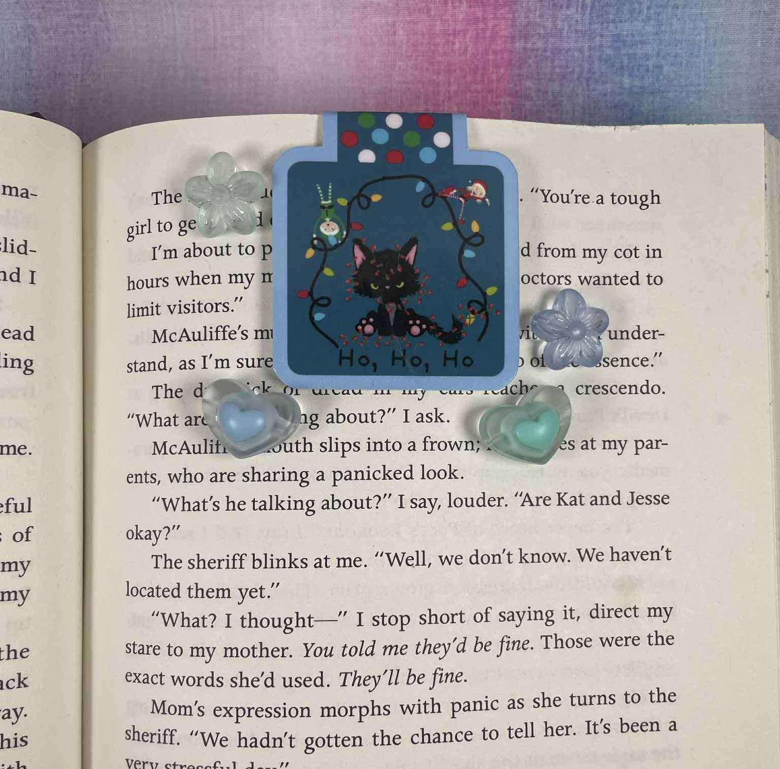 Tangled Tidings Holiday Magnetic Bookmark - Autumnmist Boutique