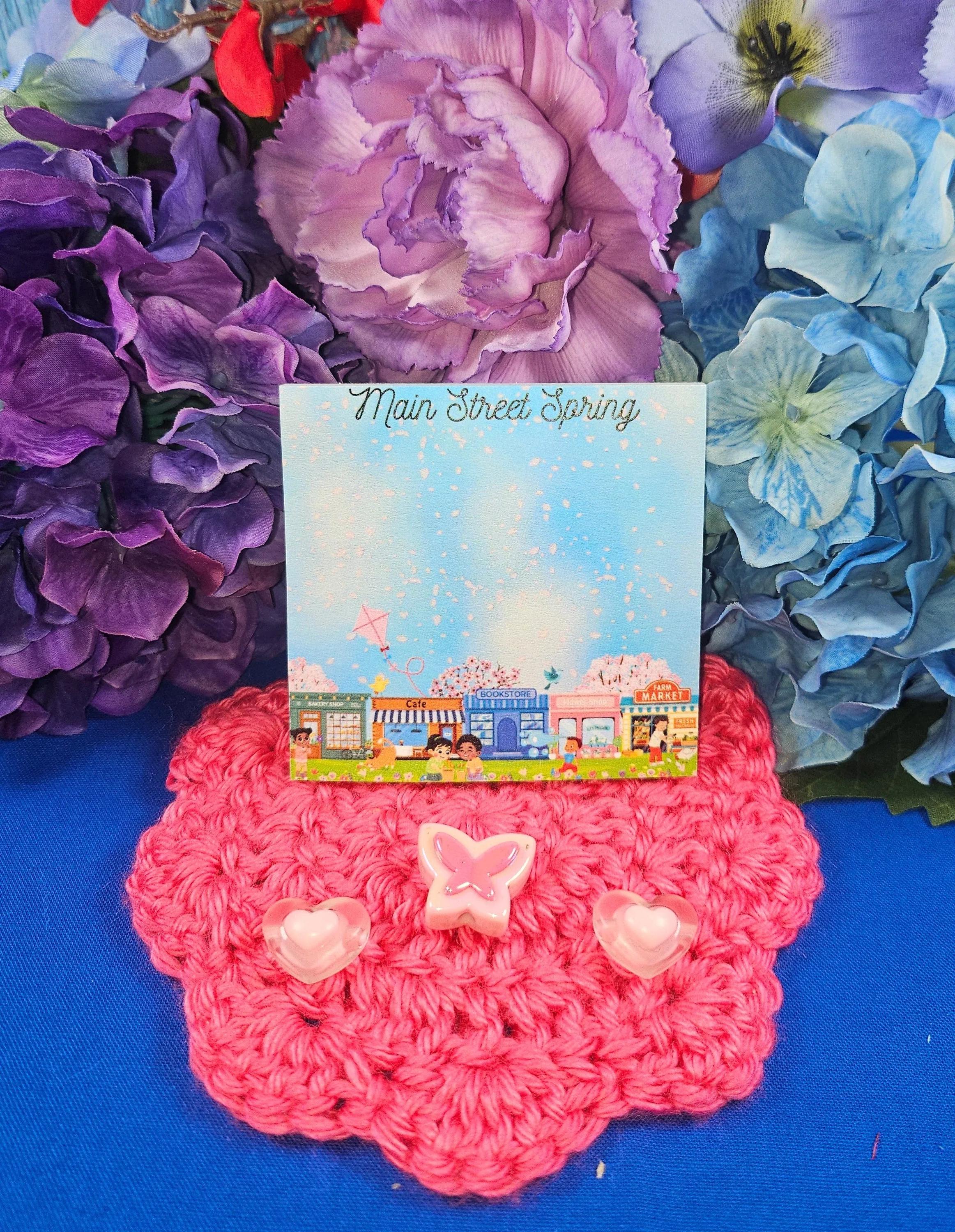 Main Street Spring Edition Sticky Notes 3" x 3" - Autumnmist Boutique