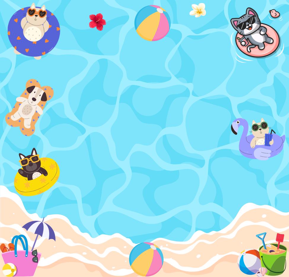 Summer Time Splash Sticky Notes 3" x 3" Autumnmist Boutique