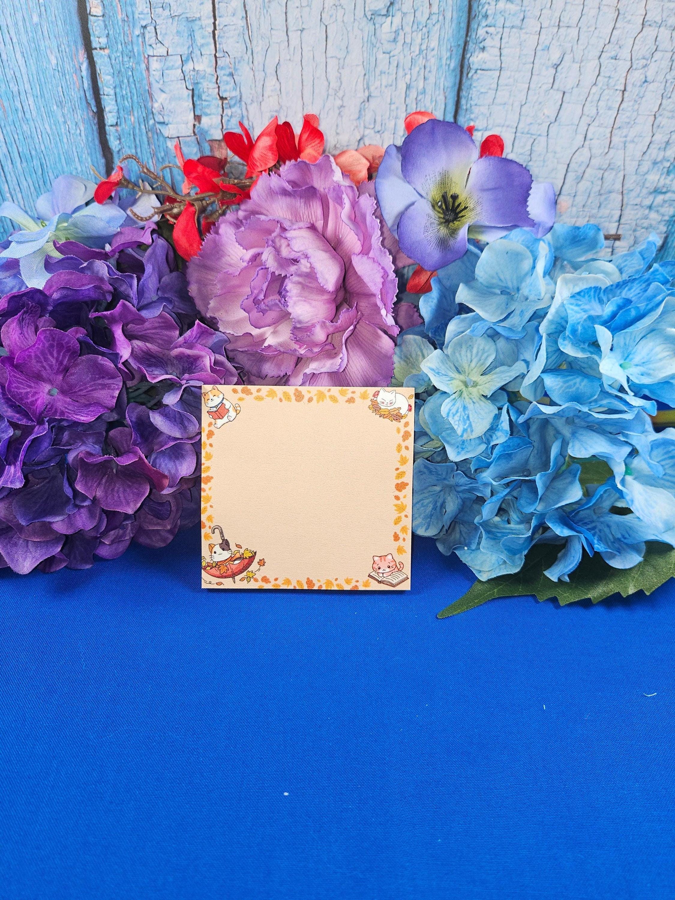 Paws & Pages Sticky Notes 3" x 3" - Autumnmist Boutique