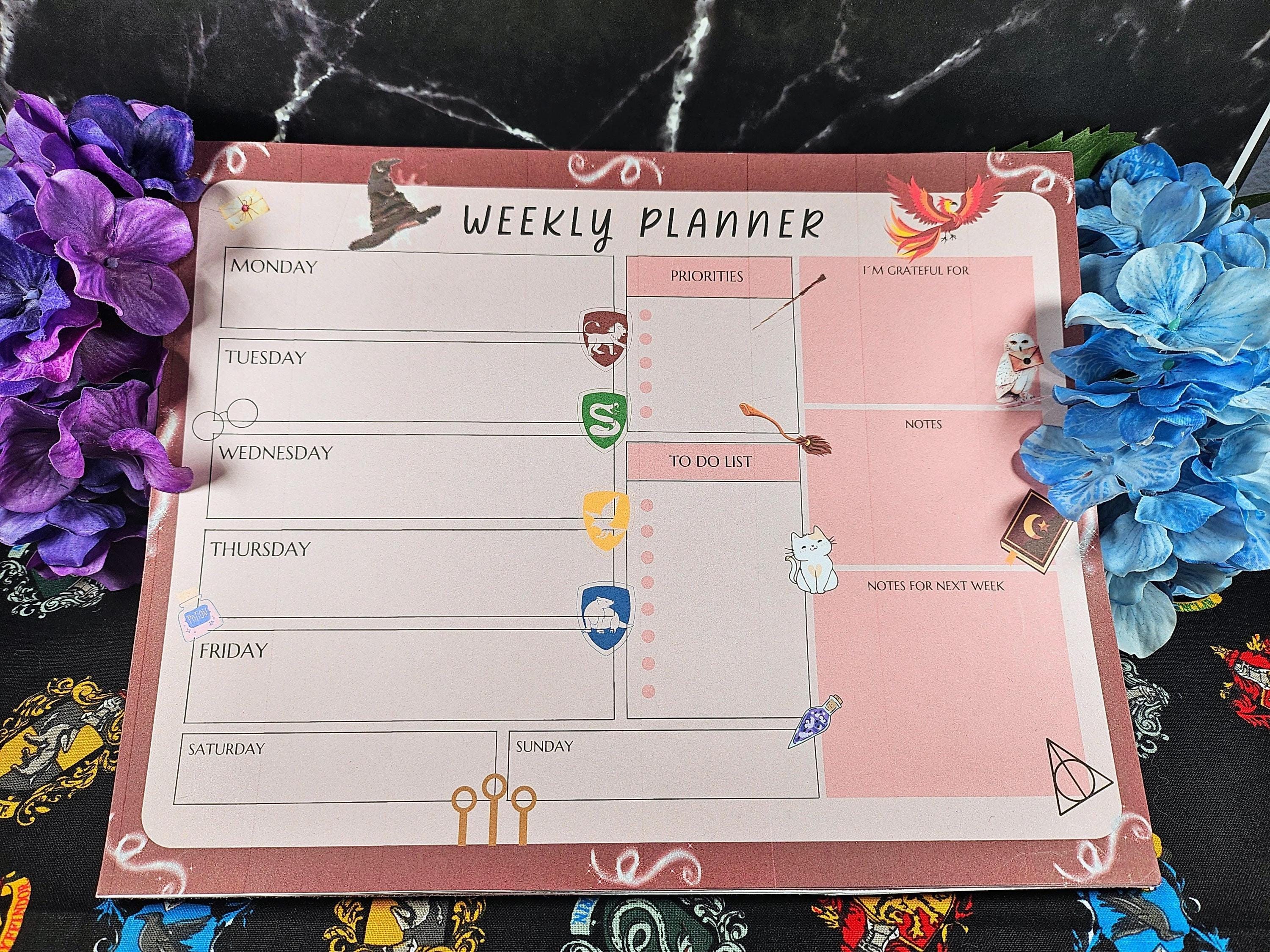 Potterverse Large Planner Notepad 8.5" x 11" - Autumnmist Boutique