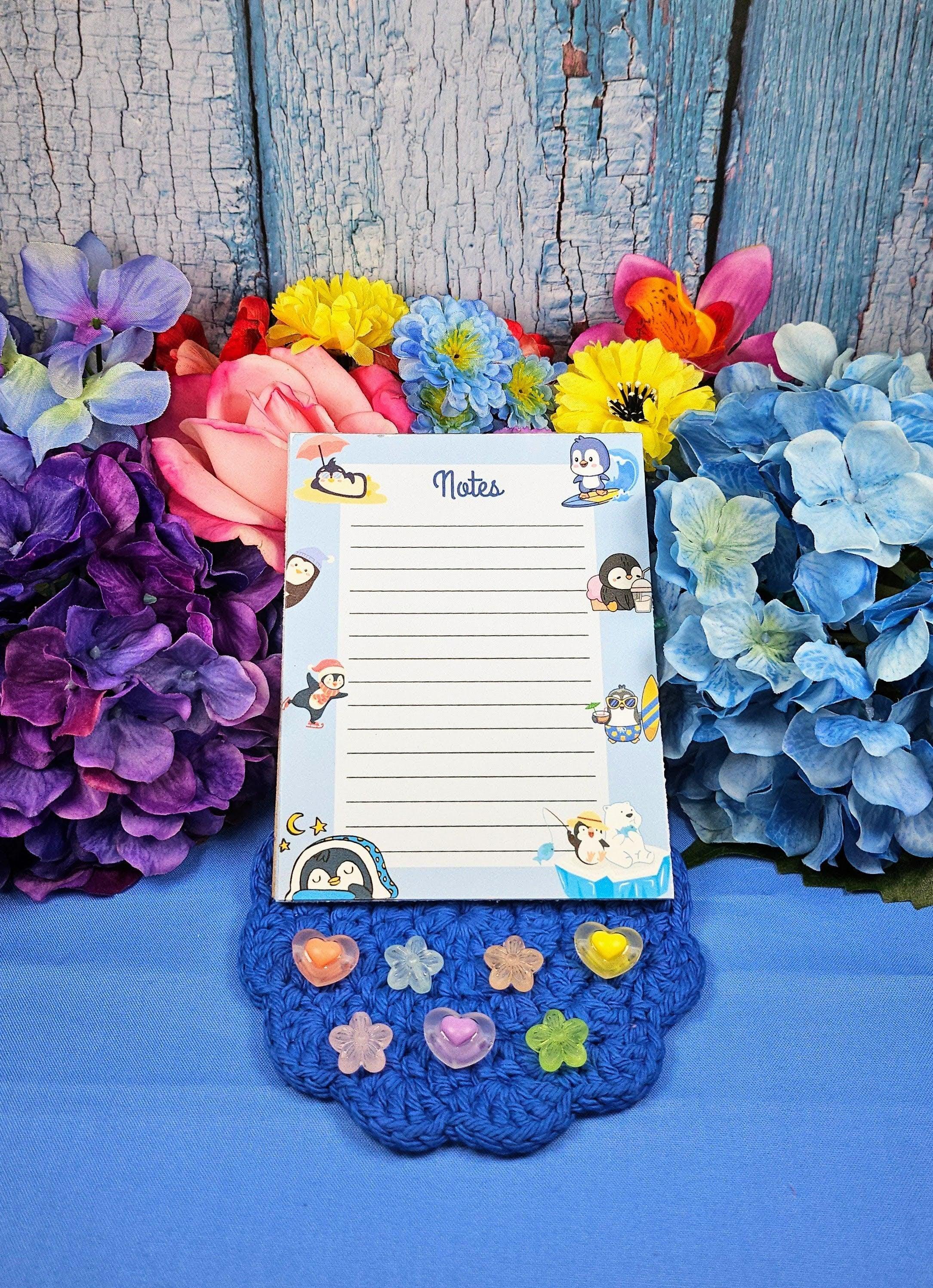Penguin Adventures Notepad 4.25" x 5.5" - Autumnmist Boutique
