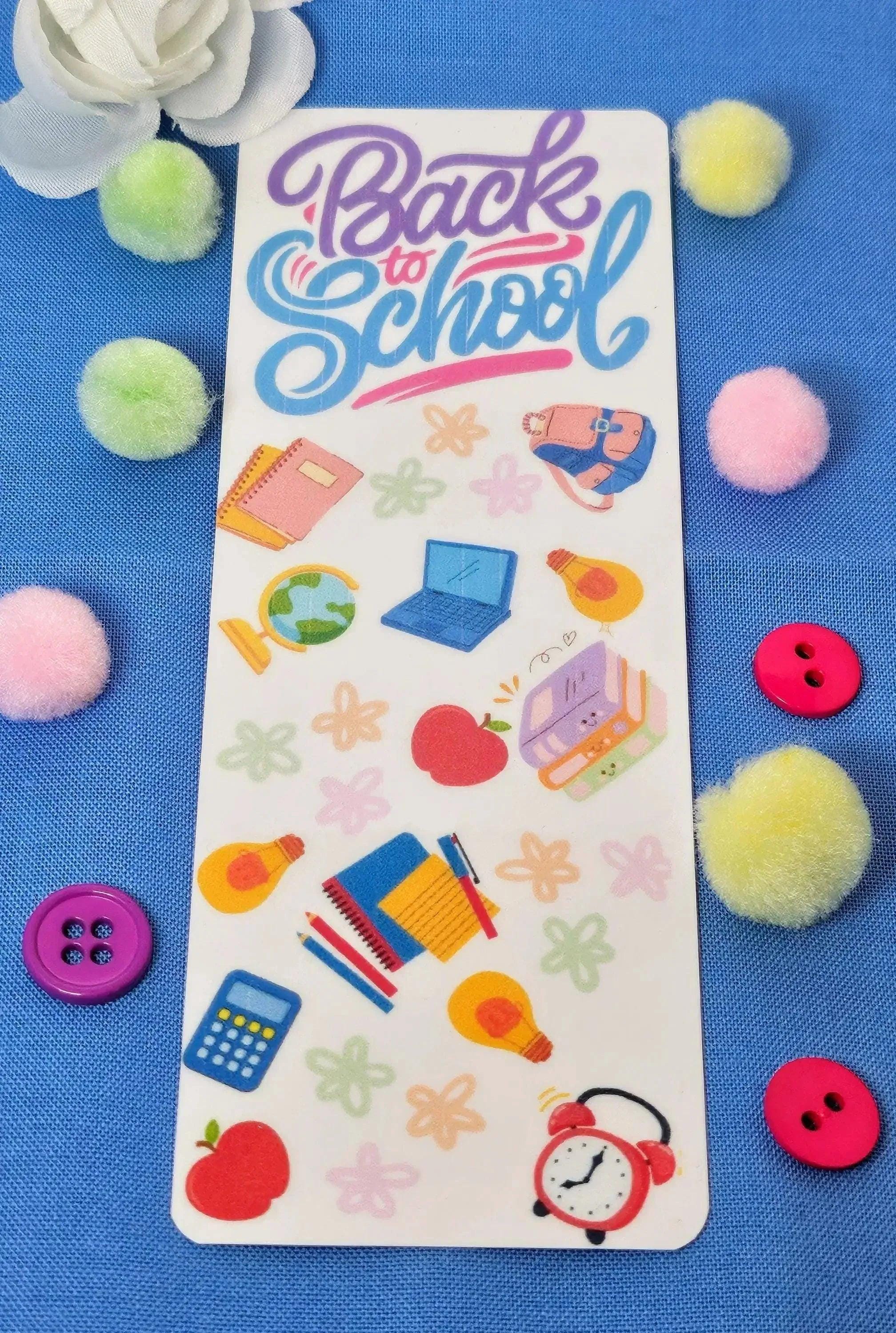 Back to School Laminated Bookmark - Autumnmist Boutique