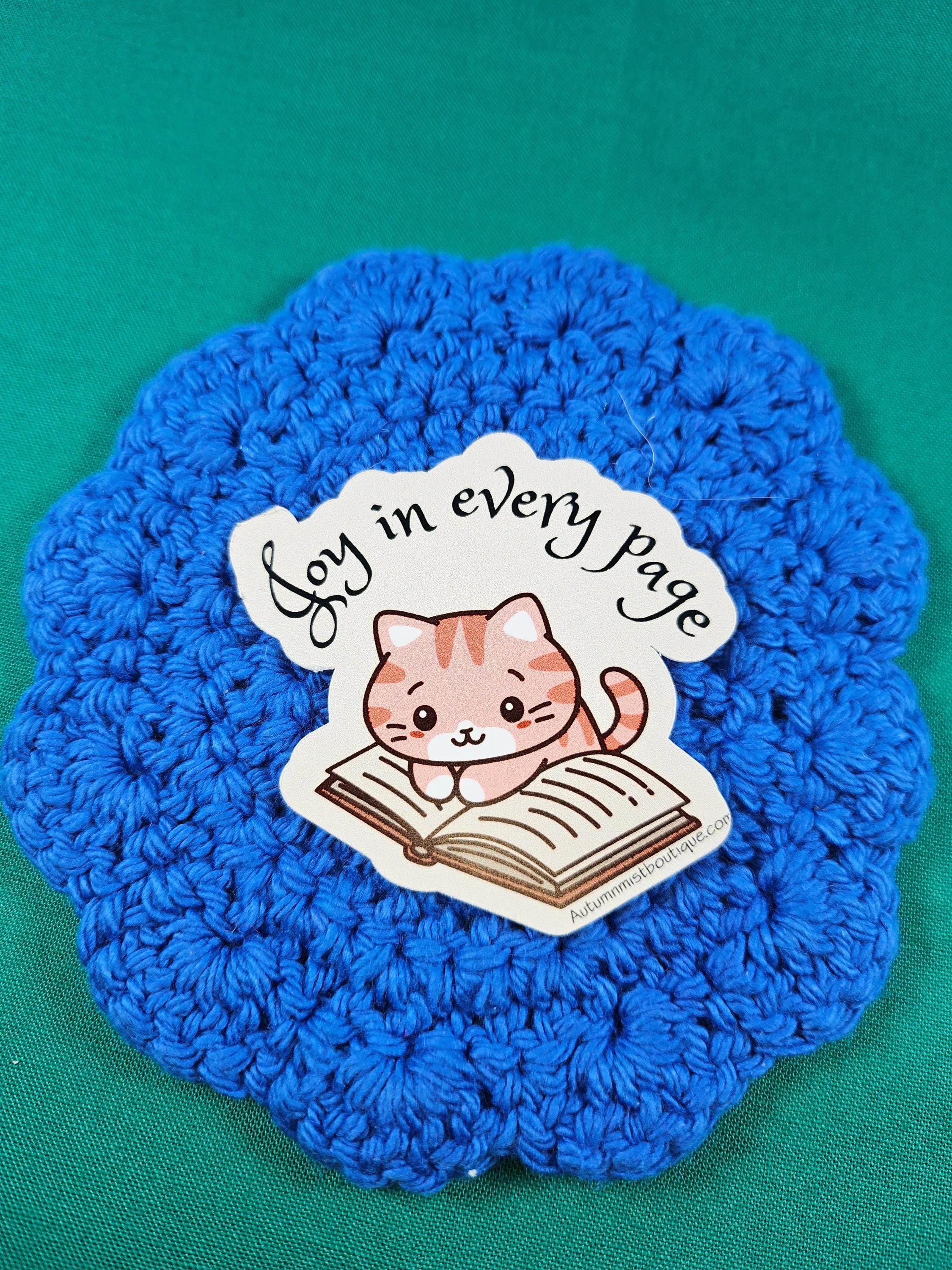 Joy in Every Page Vinyl Sticker - Autumnmist Boutique