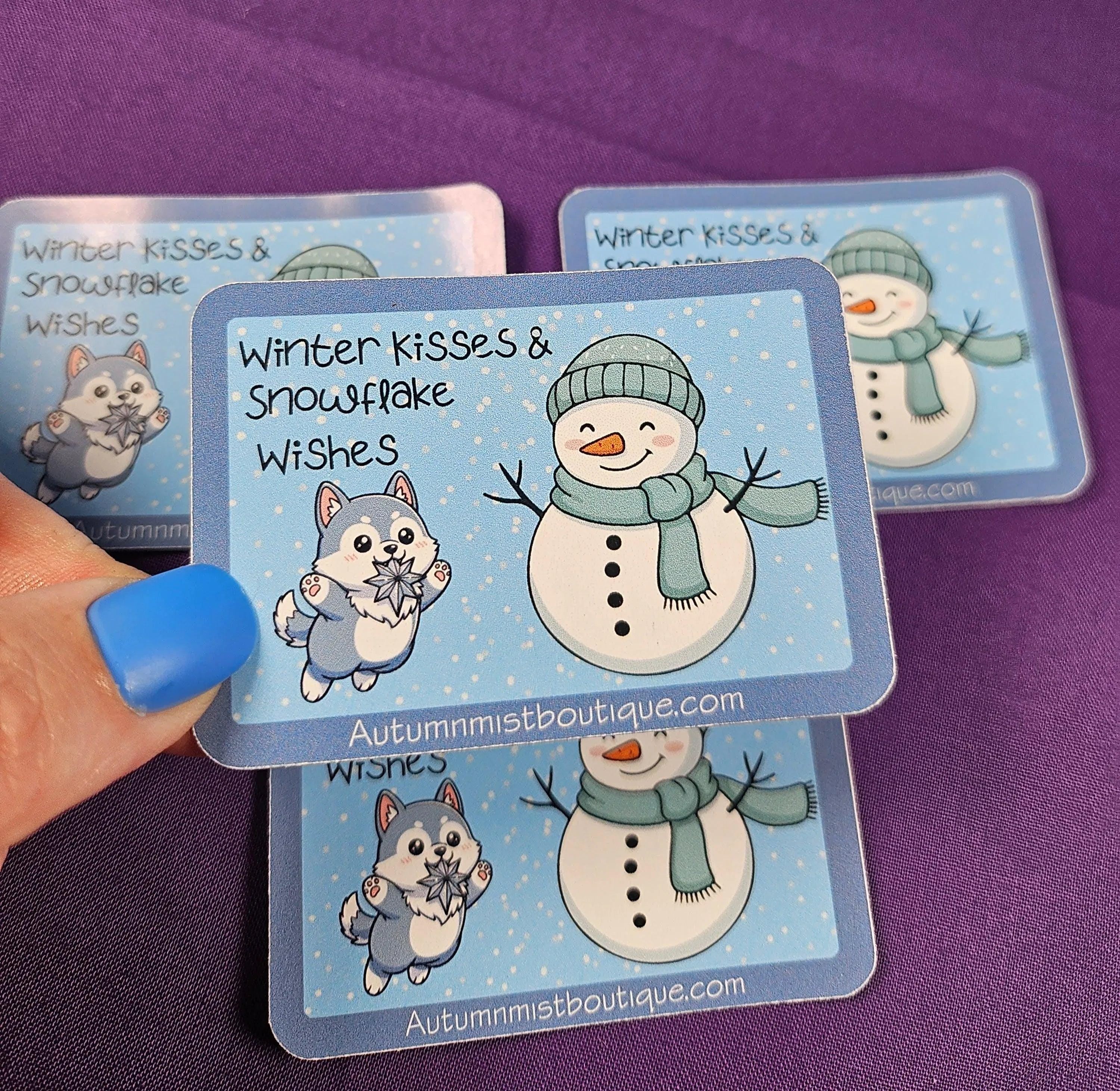 Frosty Friends Vinyl Sticker - Autumnmist Boutique