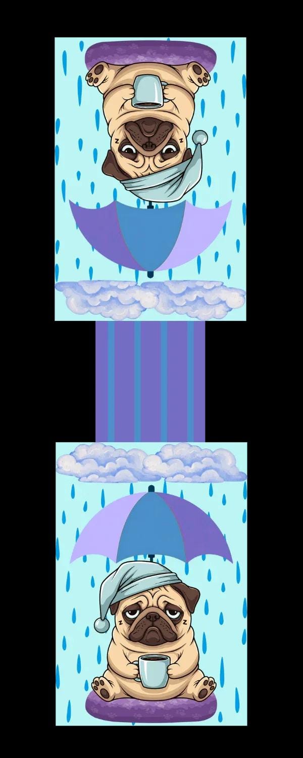 Rainy Dog Magnetic Bookmark - Autumnmist Boutique