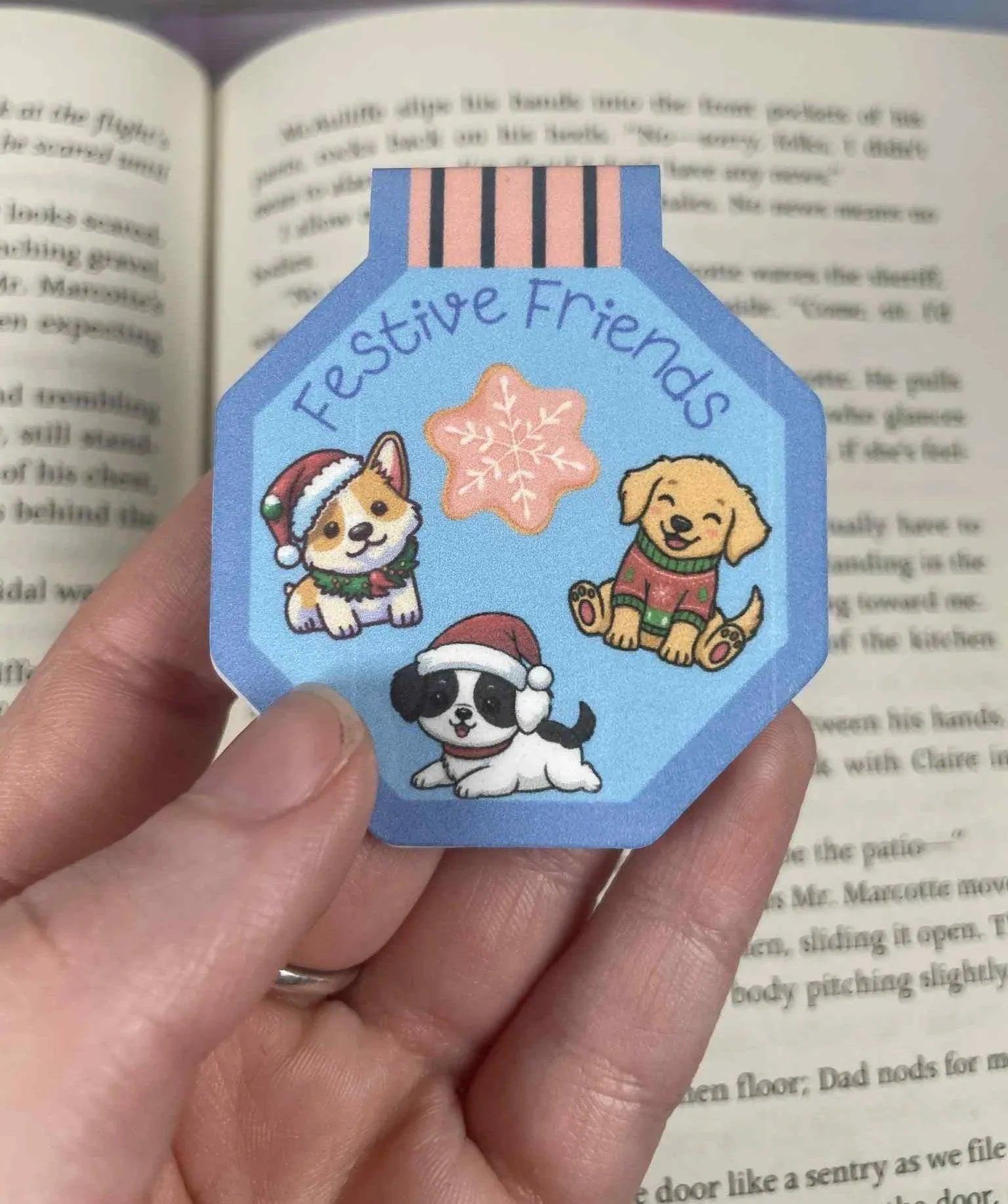 Festive Friends Magnetic Bookmark - Autumnmist Boutique