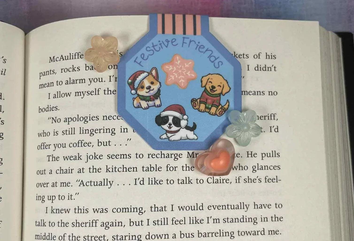 Festive Friends Magnetic Bookmark - Autumnmist Boutique