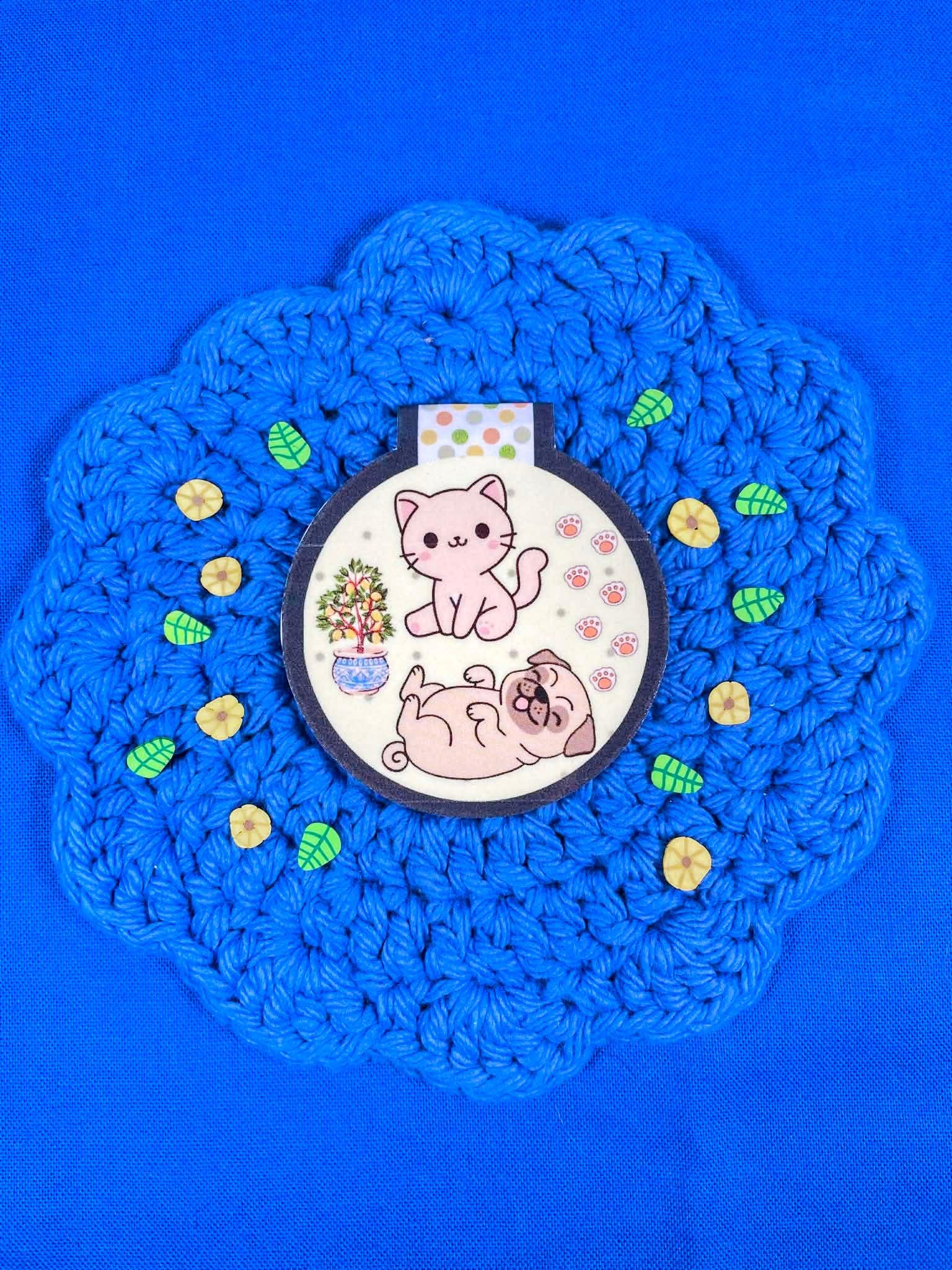 Lemon Friends Magnetic Bookmark Autumnmist Boutique