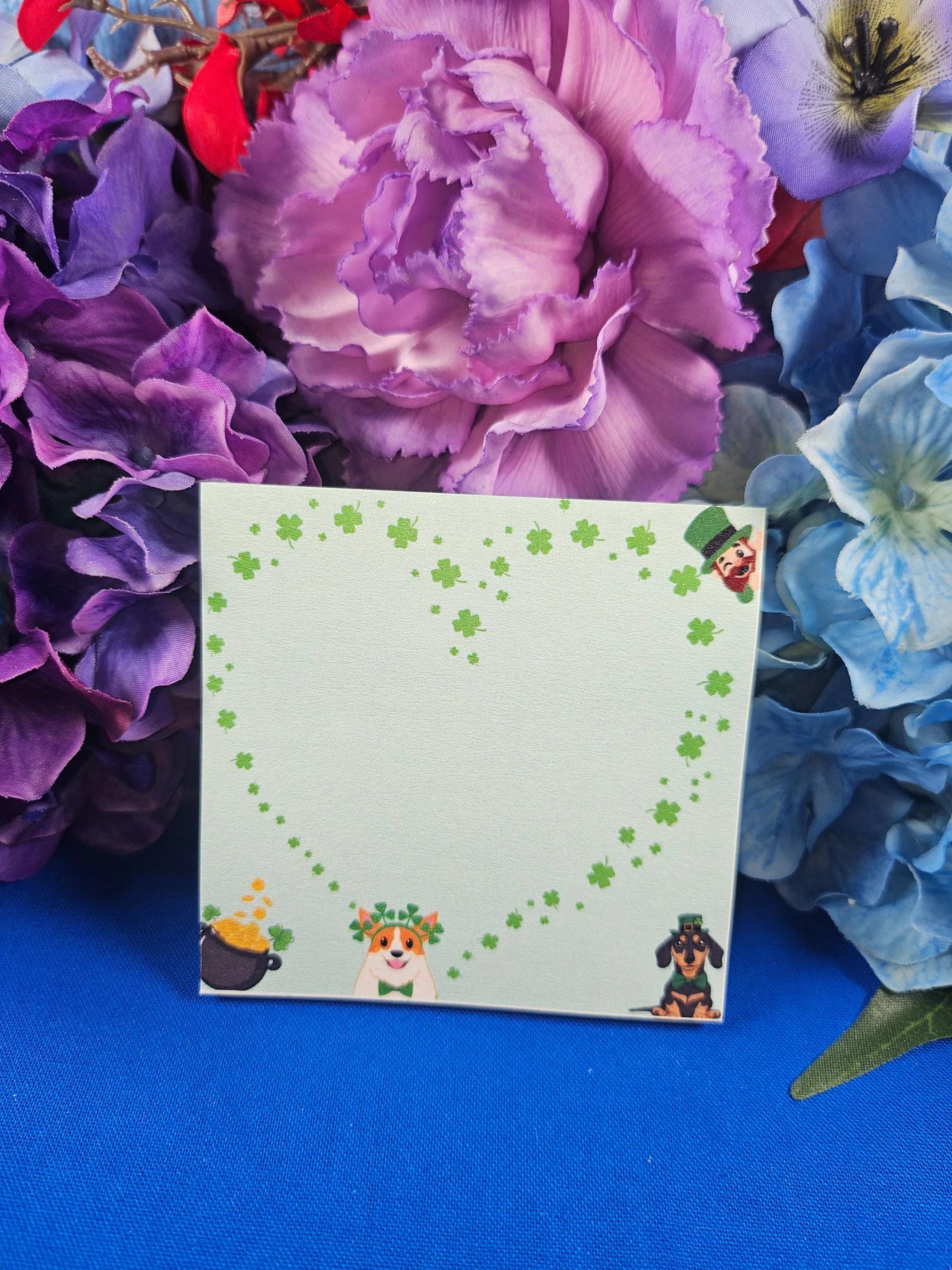St. Paddy’s Delight Sticky Notes 3" x 3" - Autumnmist Boutique