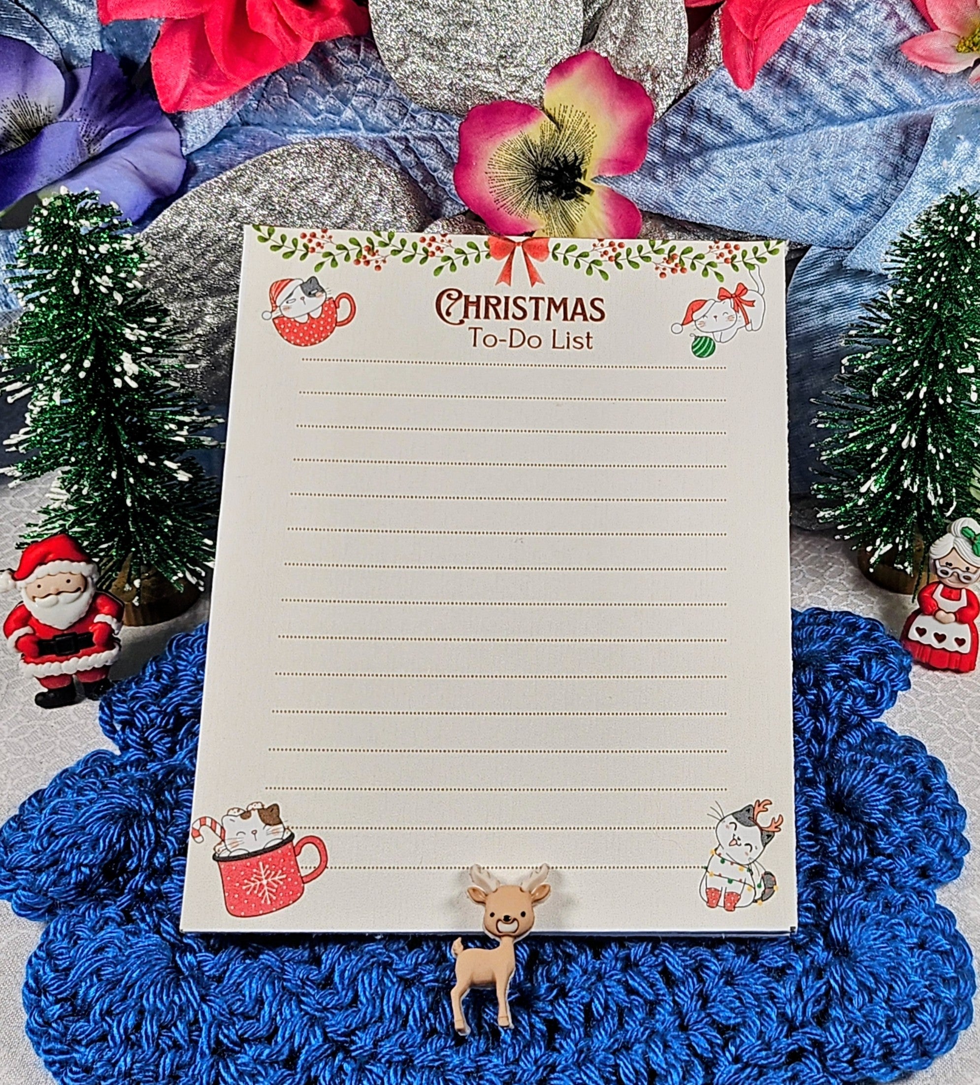 Mugs &amp; Mittens To-Do List Notepad 4.25" x 5.5" Autumnmist Boutique