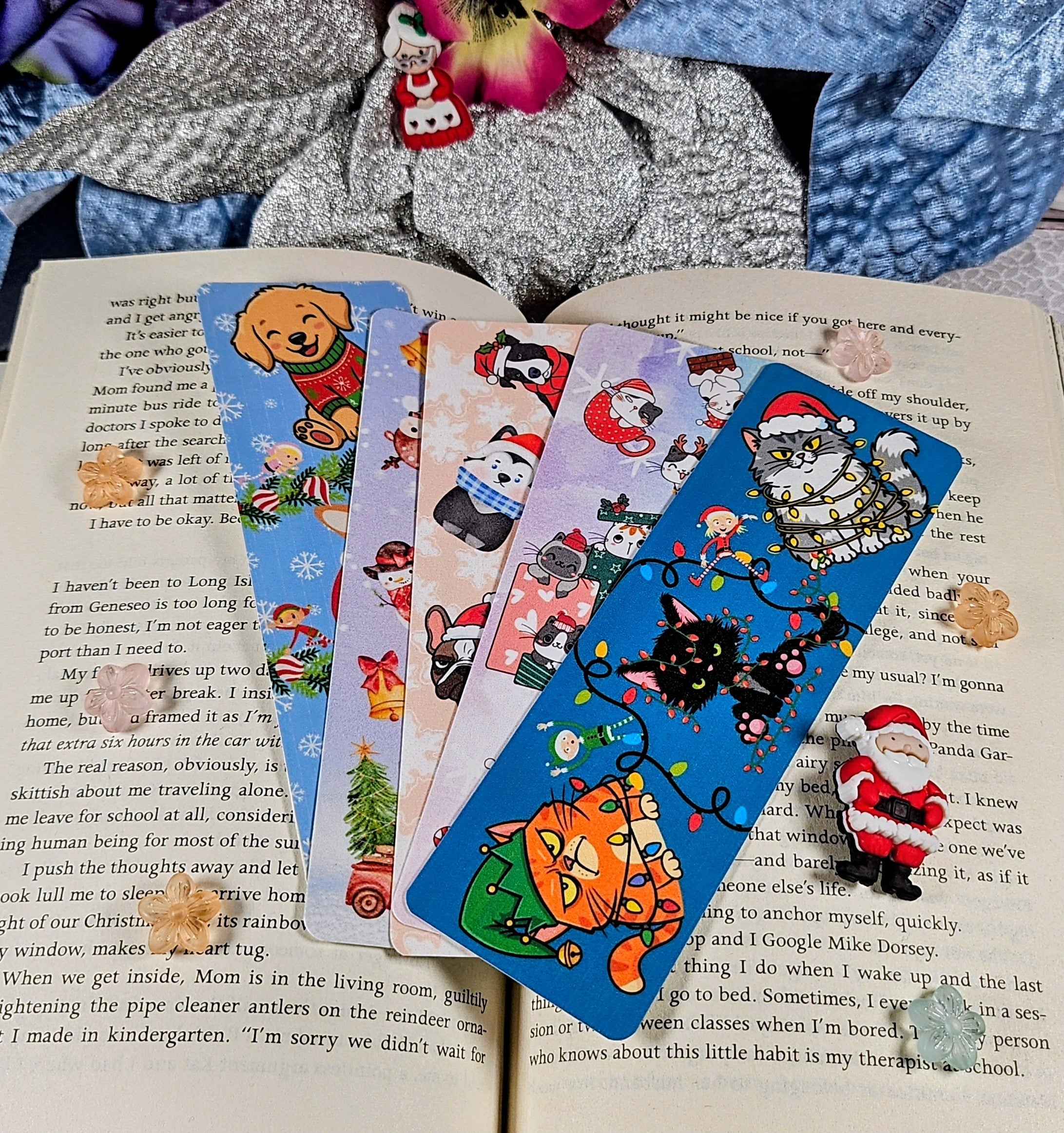 Christmas Bookmark Set Autumnmist Boutique