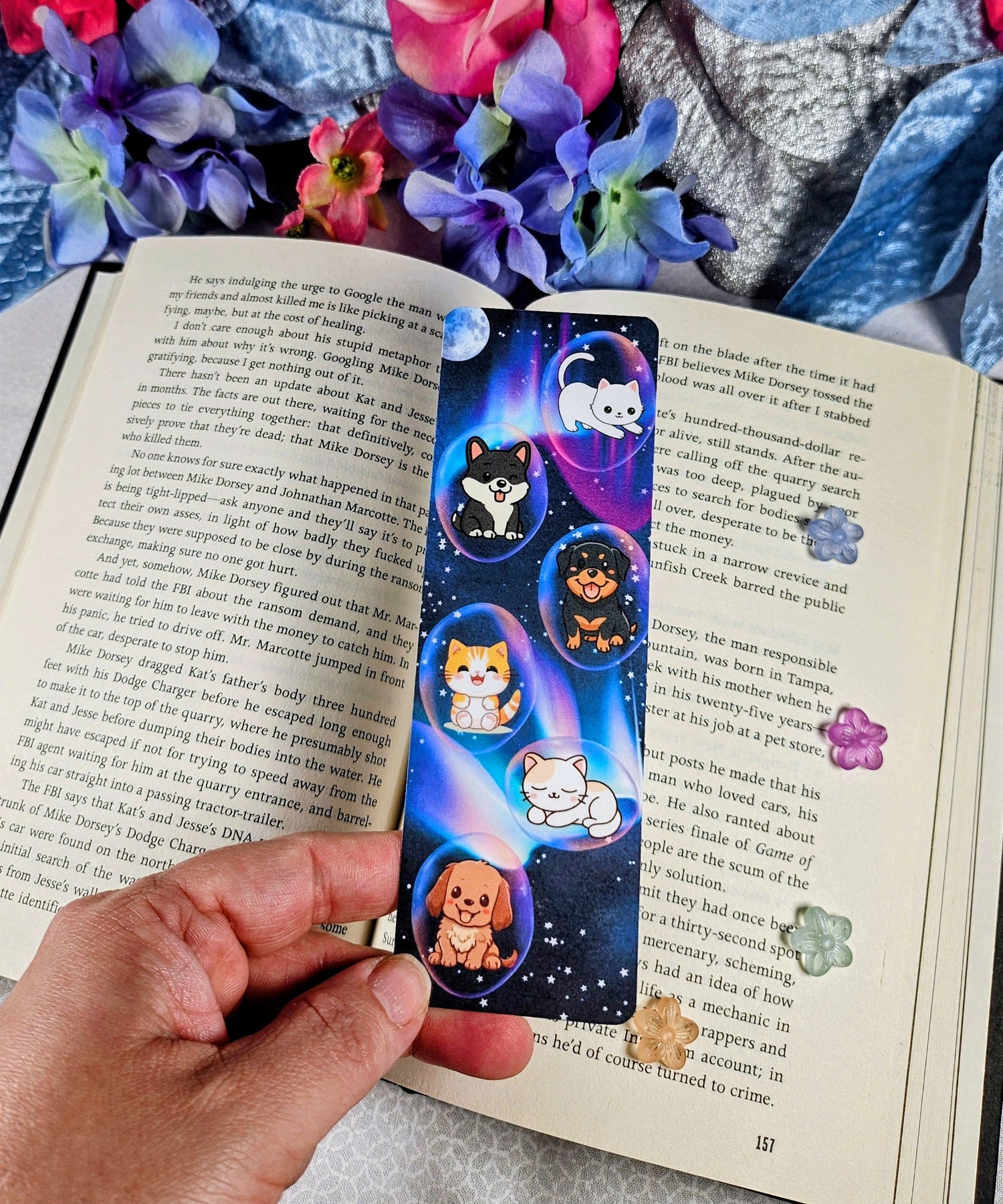 Cosmic Companions Bookmark Autumnmist Boutique