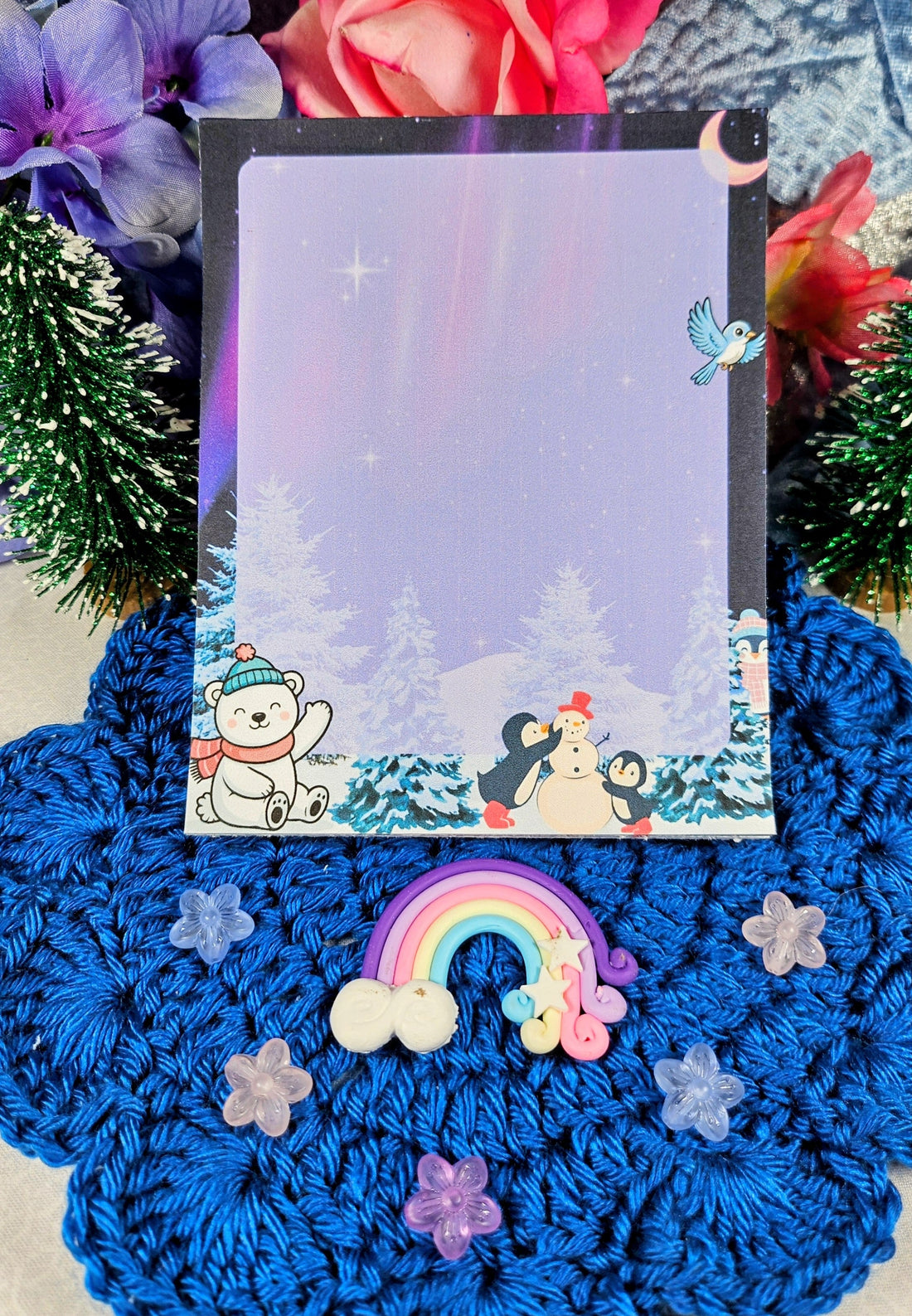 Winter Lights Notepad 4.25" x 5.5" Autumnmist Boutique