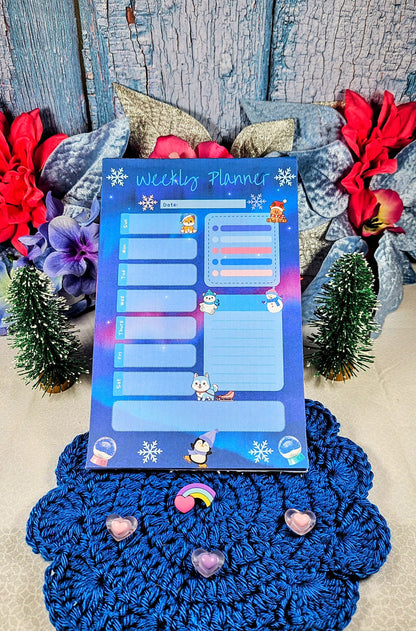 Winter Friends Planner Notepad 5.5" x 8.5" Autumnmist Boutique