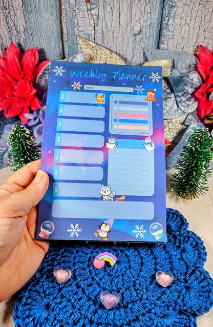 Winter Friends Planner Notepad 5.5" x 8.5" Autumnmist Boutique