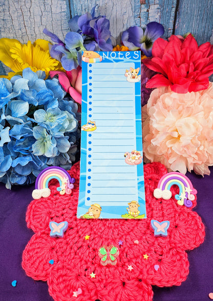 Pool Party Magnetic Notepad 3" x 8.5" Autumnmist Boutique